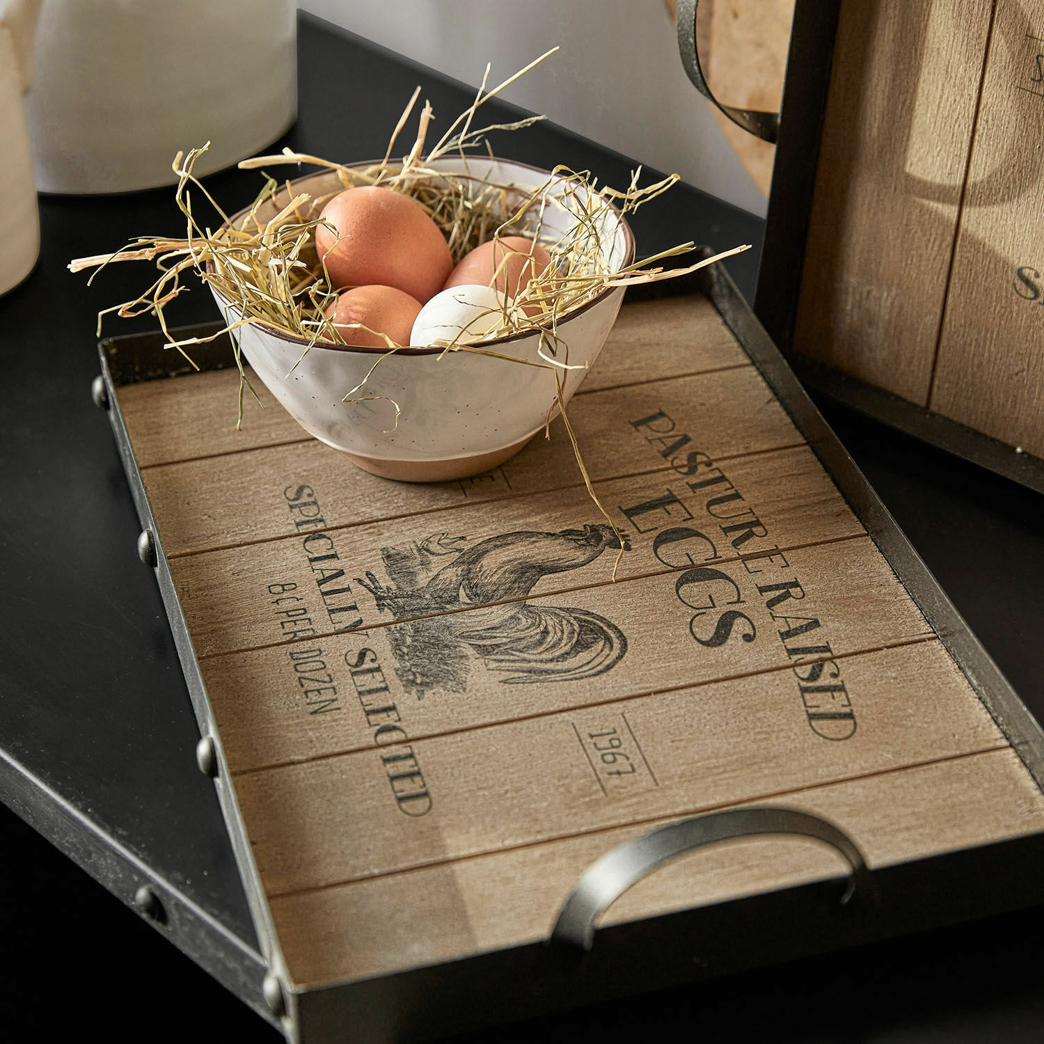 Set de 2 bandejas Nobles