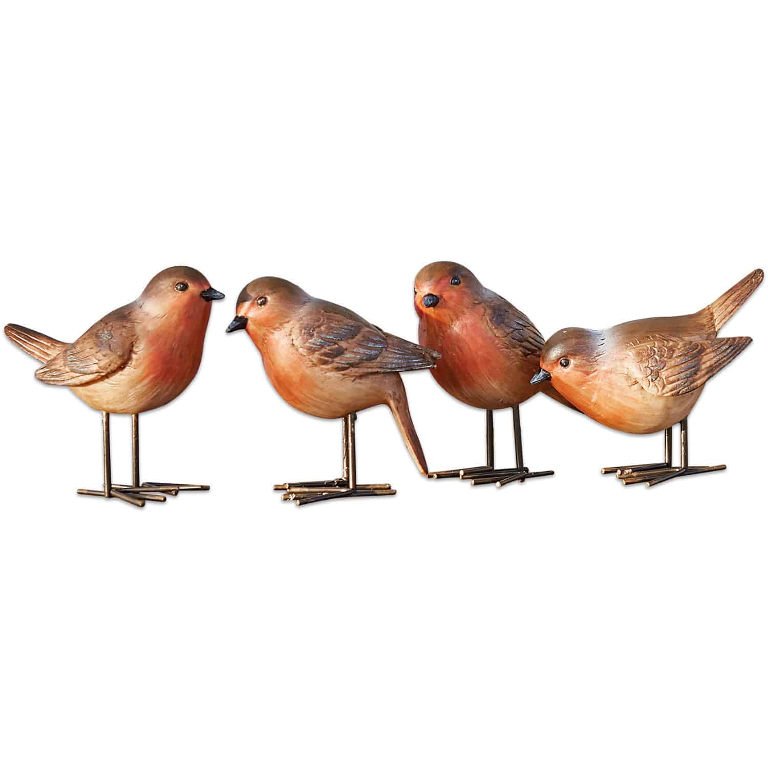 Set de 4 pájaros Siblings