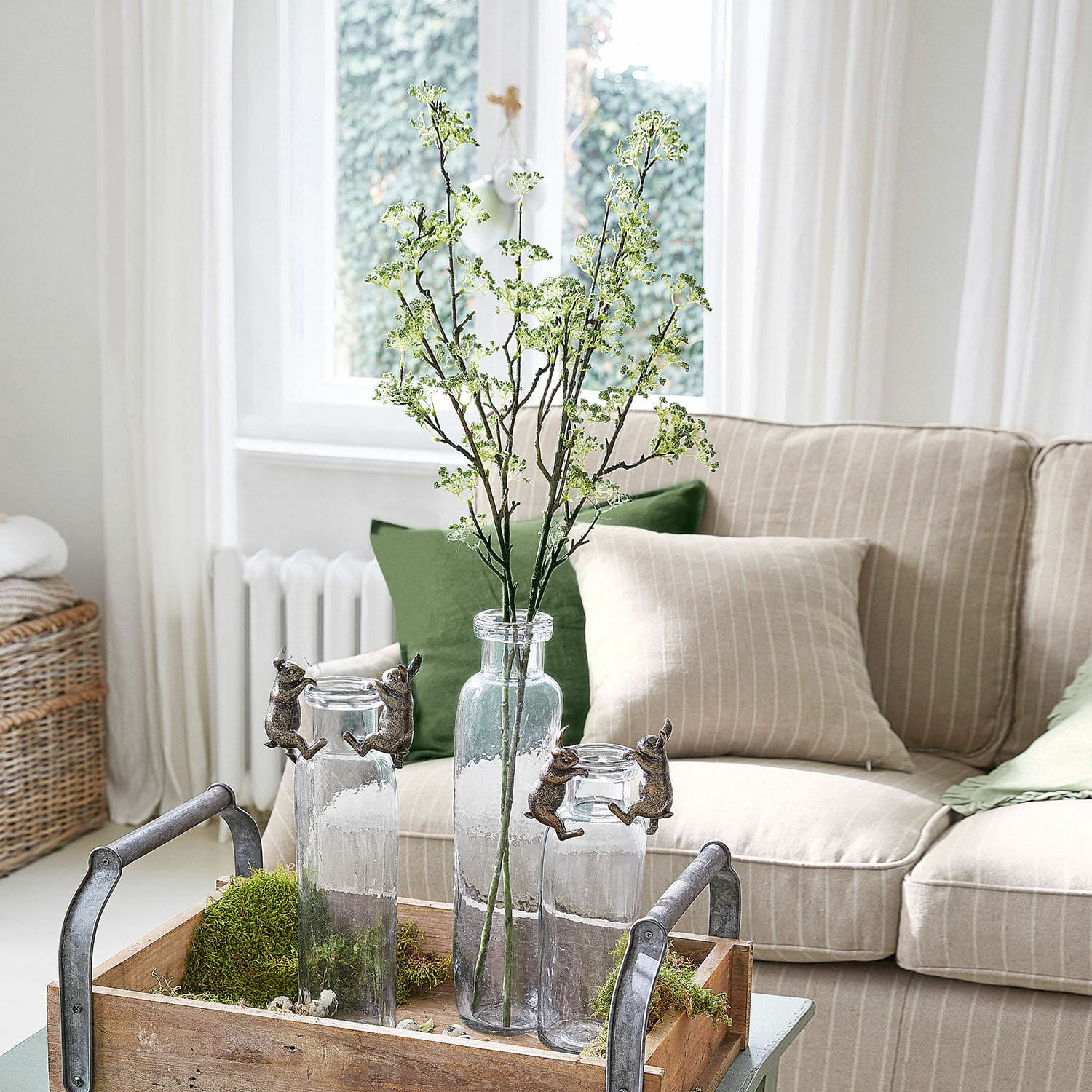 Set de 2 flores decorativas Mormant