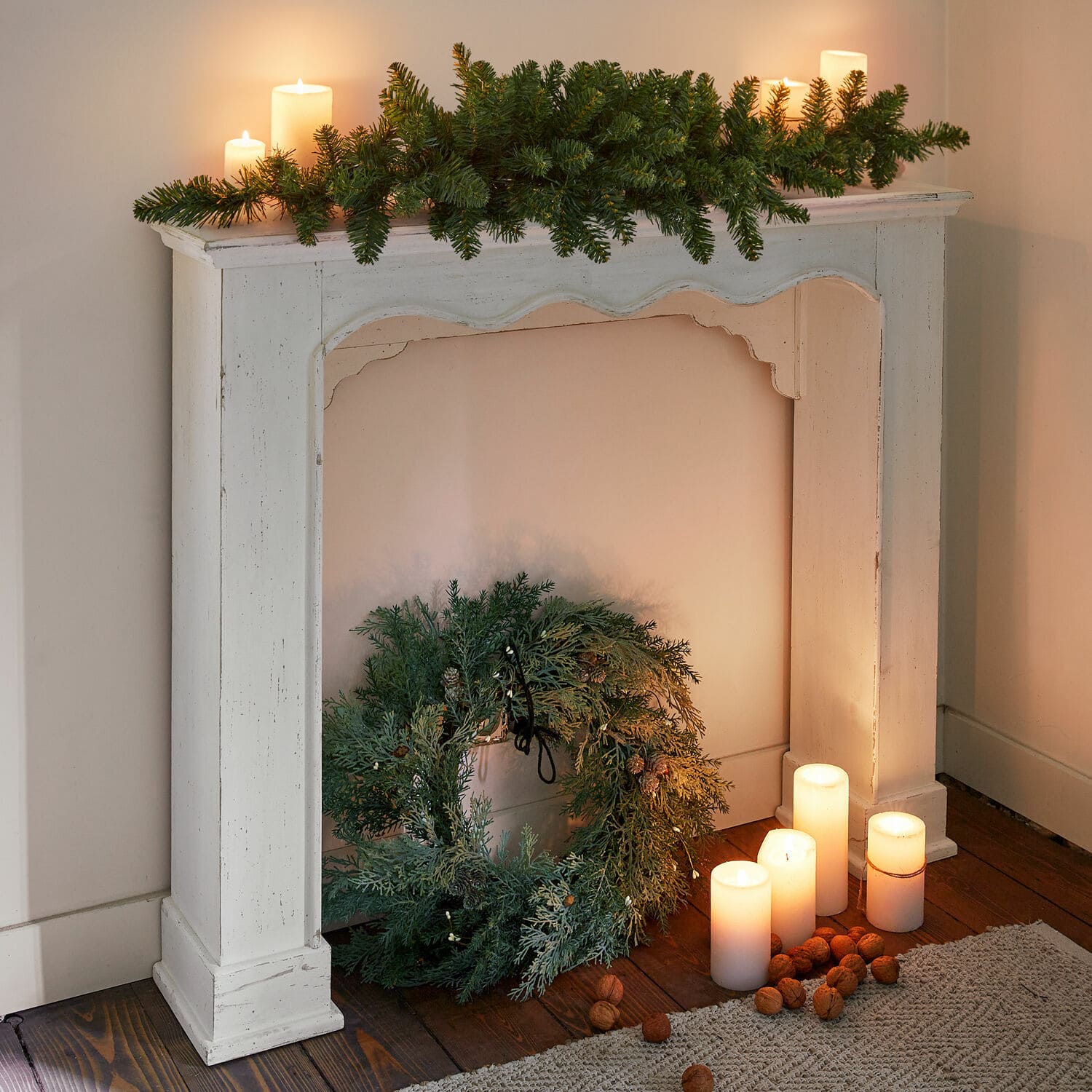 Consola de chimenea Claybourne