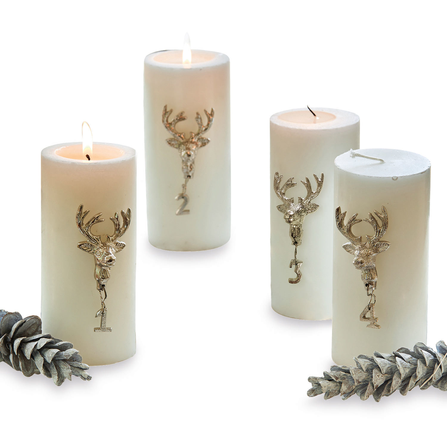 Set de 4 chinchetas decorativas Charre