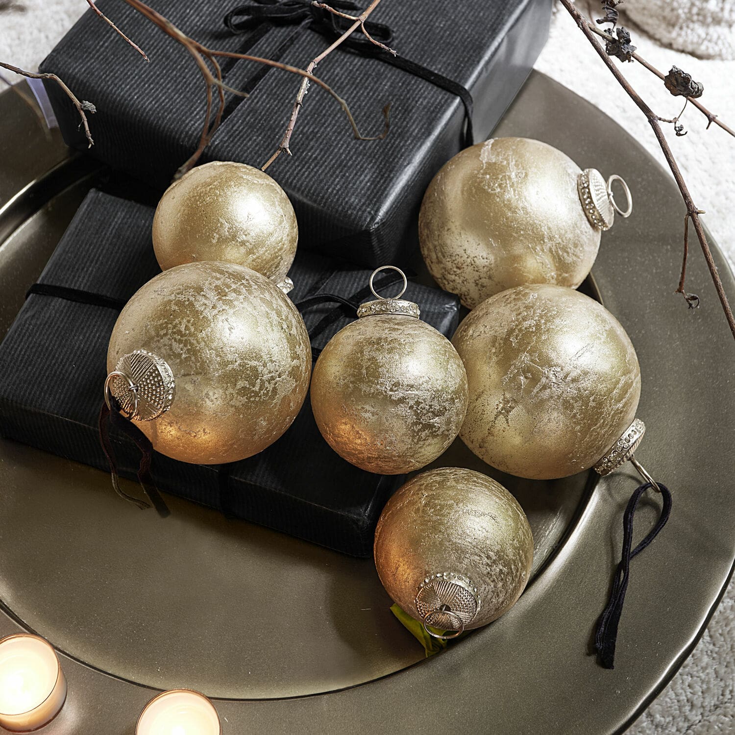 Set de 6 bolas de Navidad Demerique