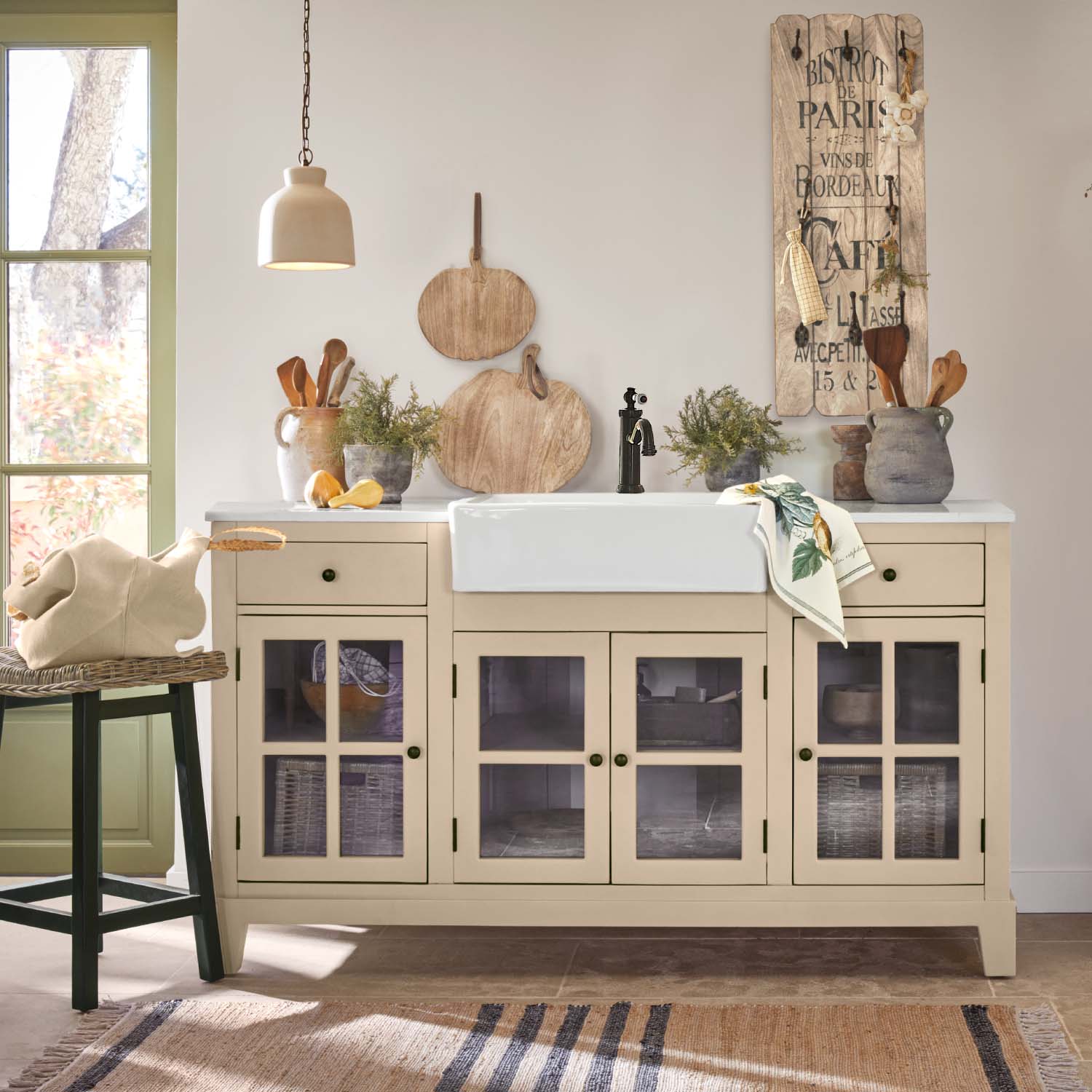 Cocina con encanto rural