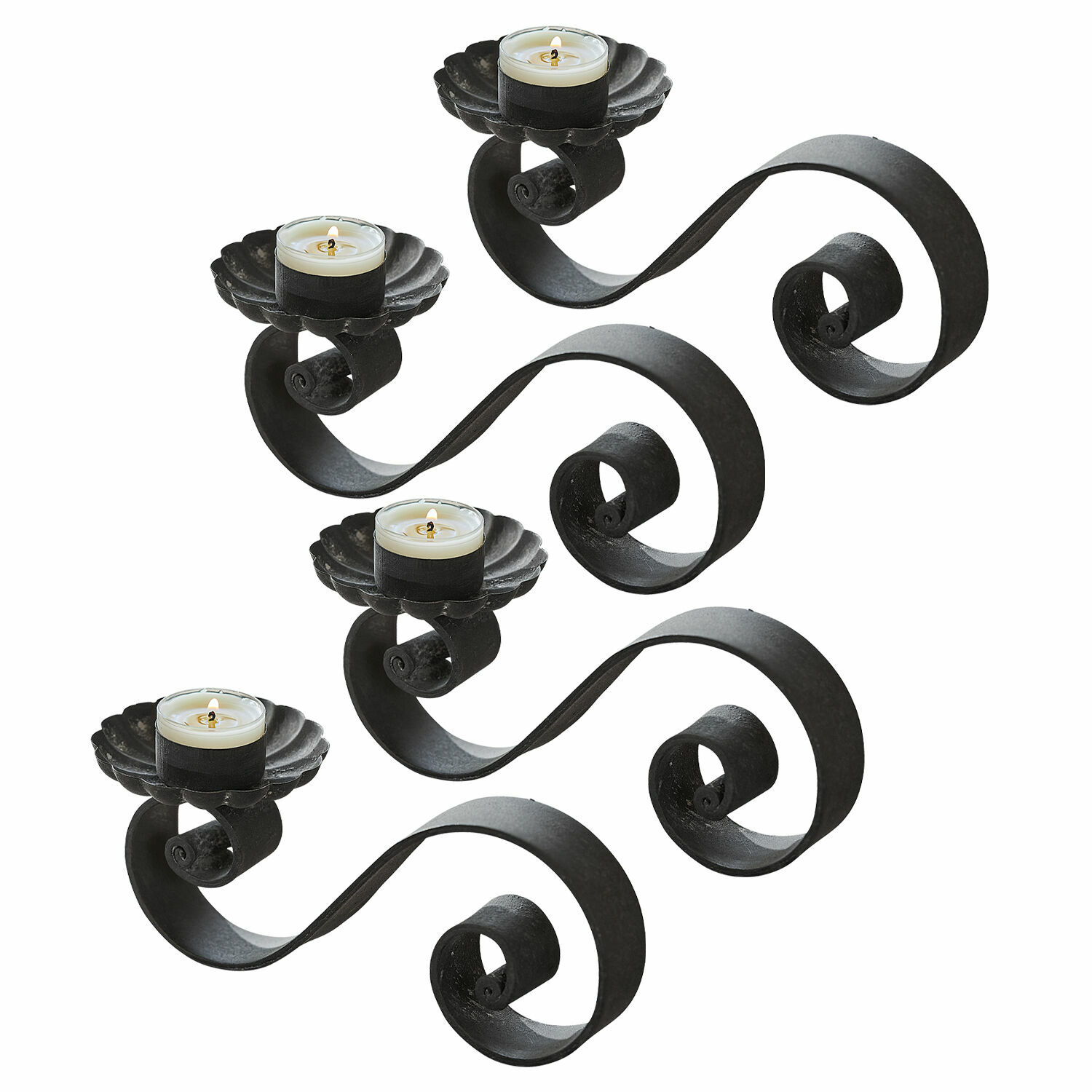 Set de 4 candeleros Vorelin