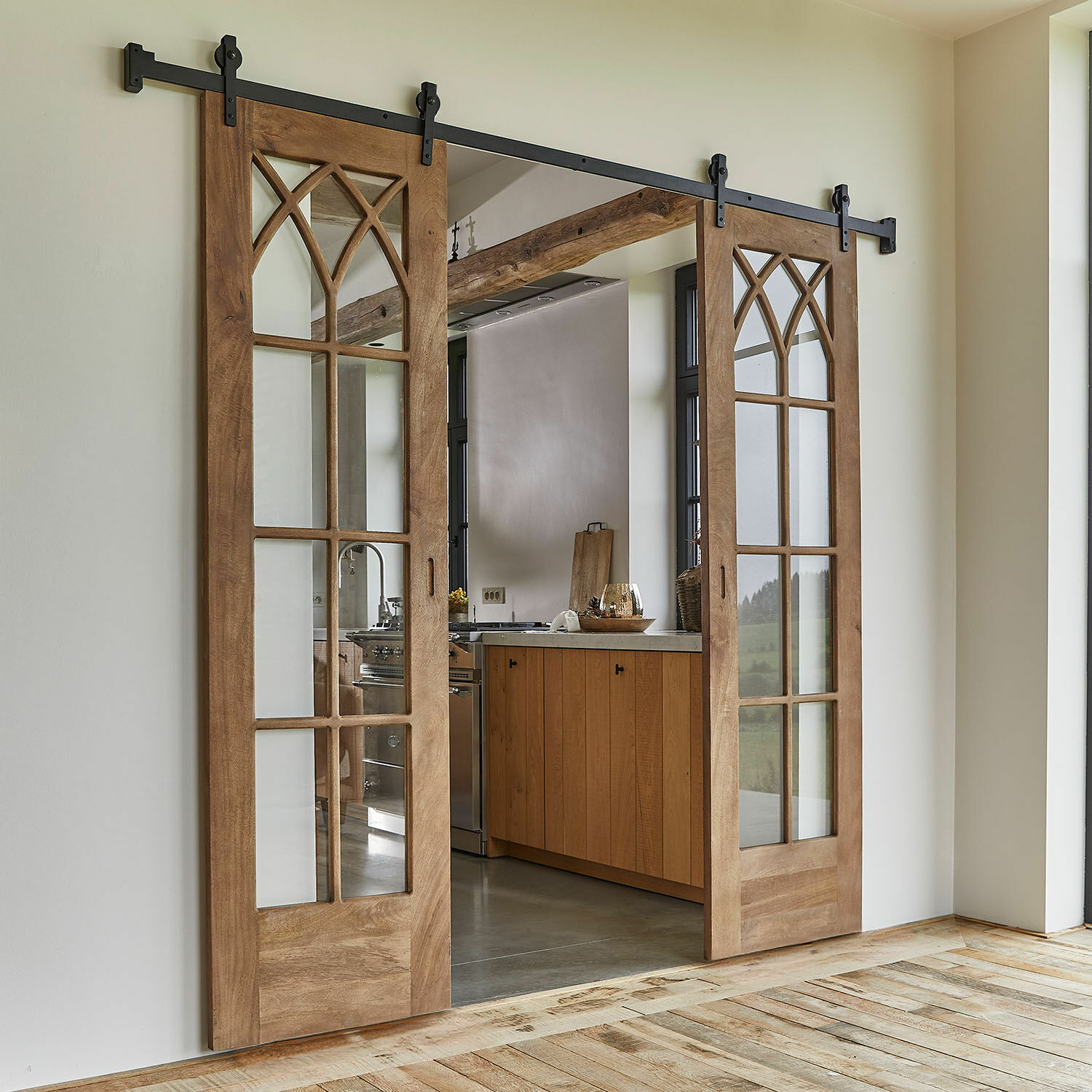 Doble puerta corredera Quilly-sur-Marne