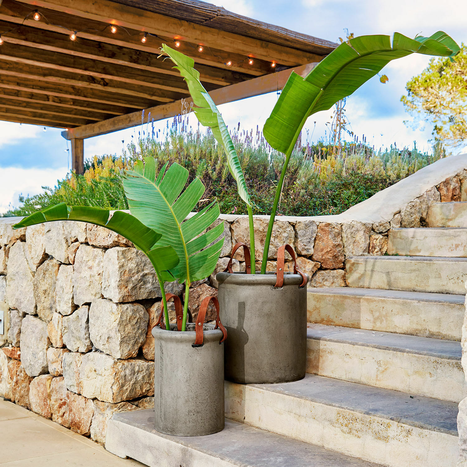 Set de 2 jardineras Tessonet