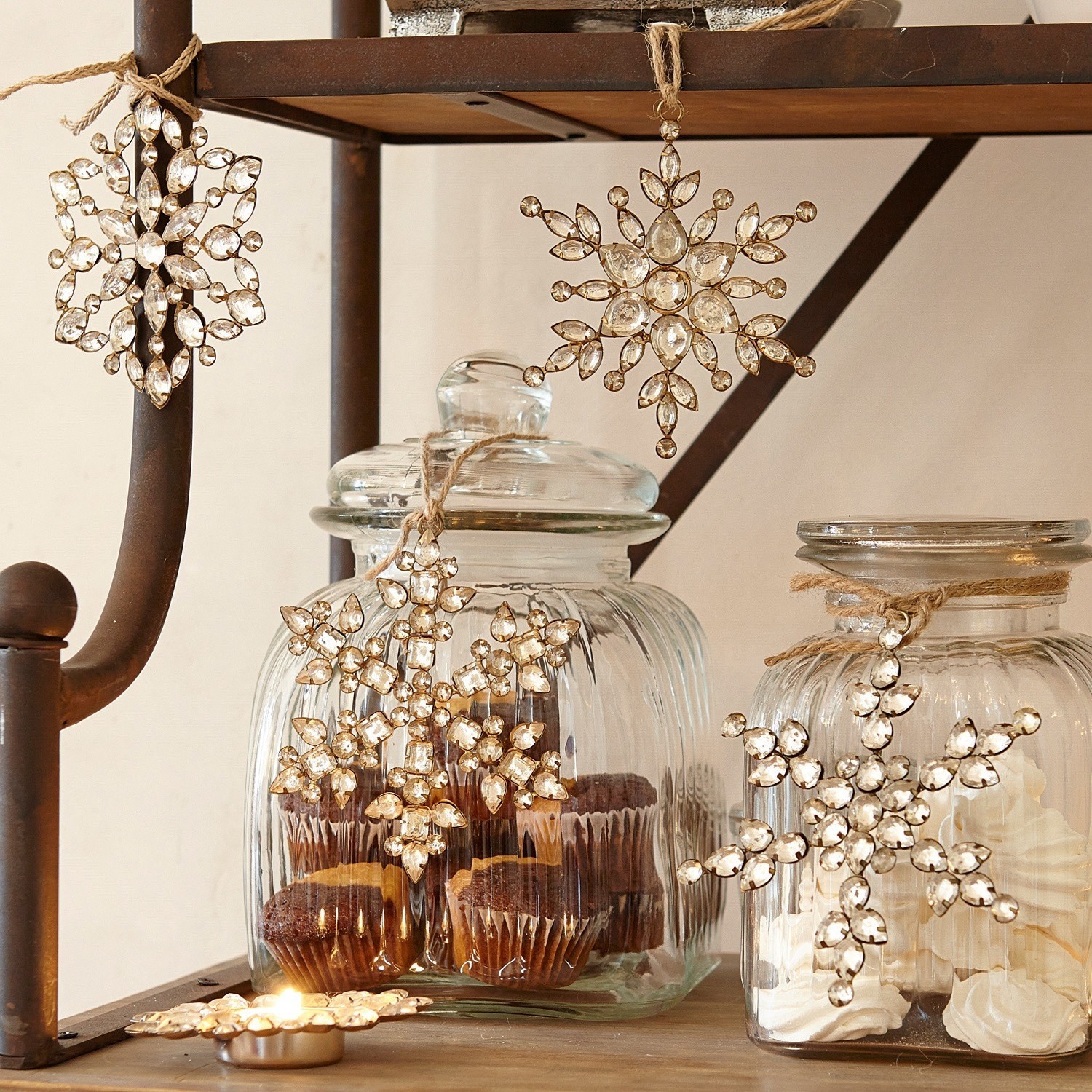 Set de 4 adornos navideños Gaillon