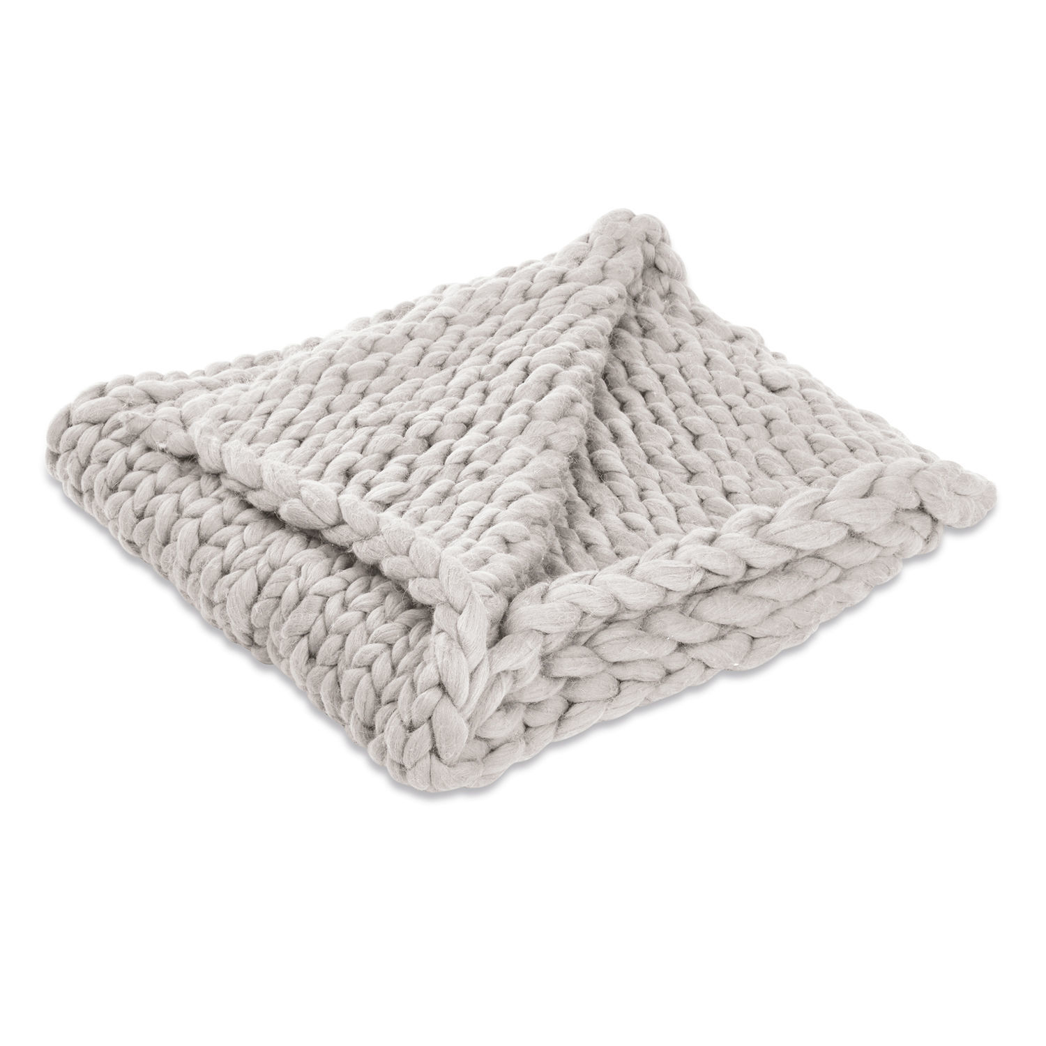 gris Manta gris Reidous de tejido grueso y suave, ideal para decoración y abrigo en el hogar.