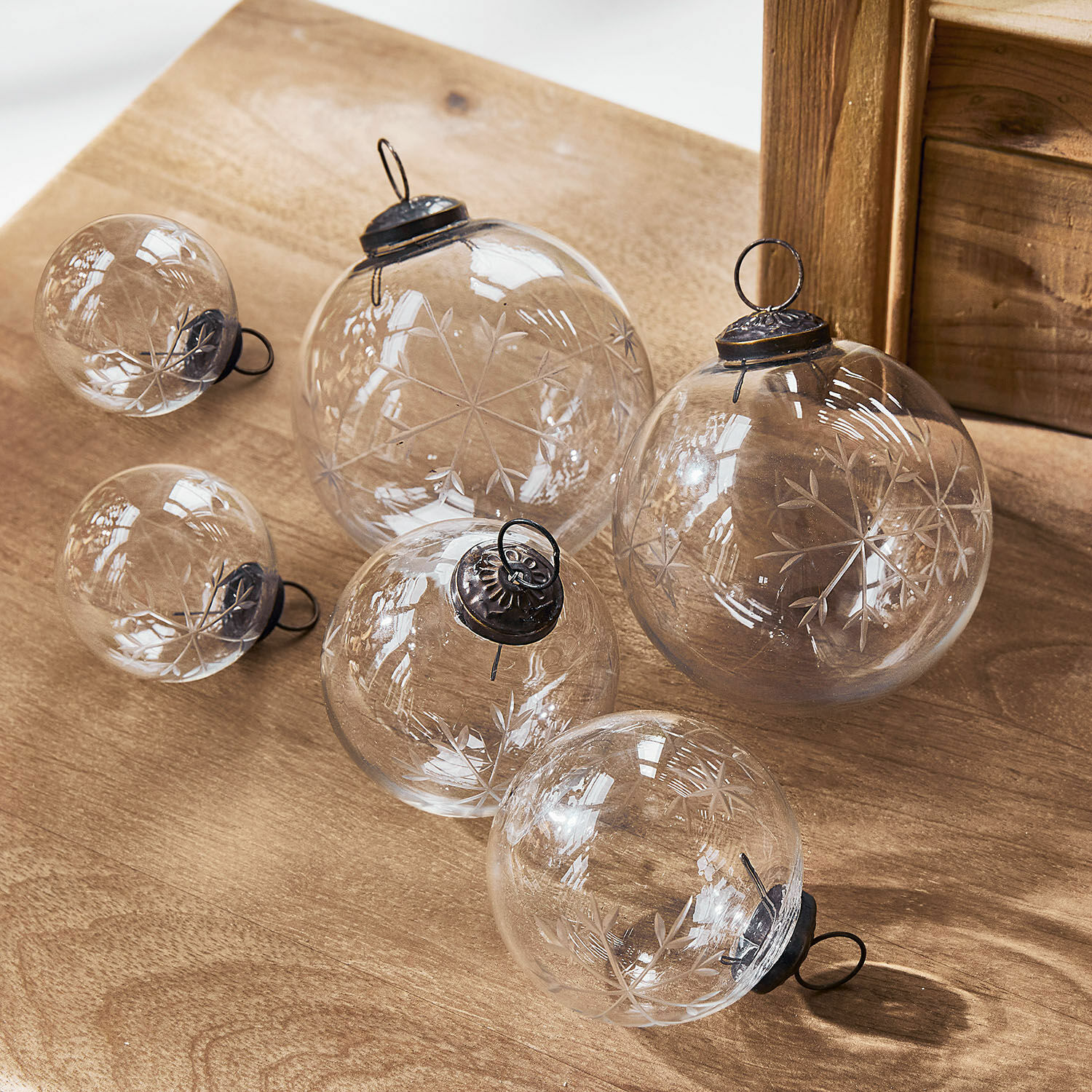 Set de 6 adornos navideños Coro