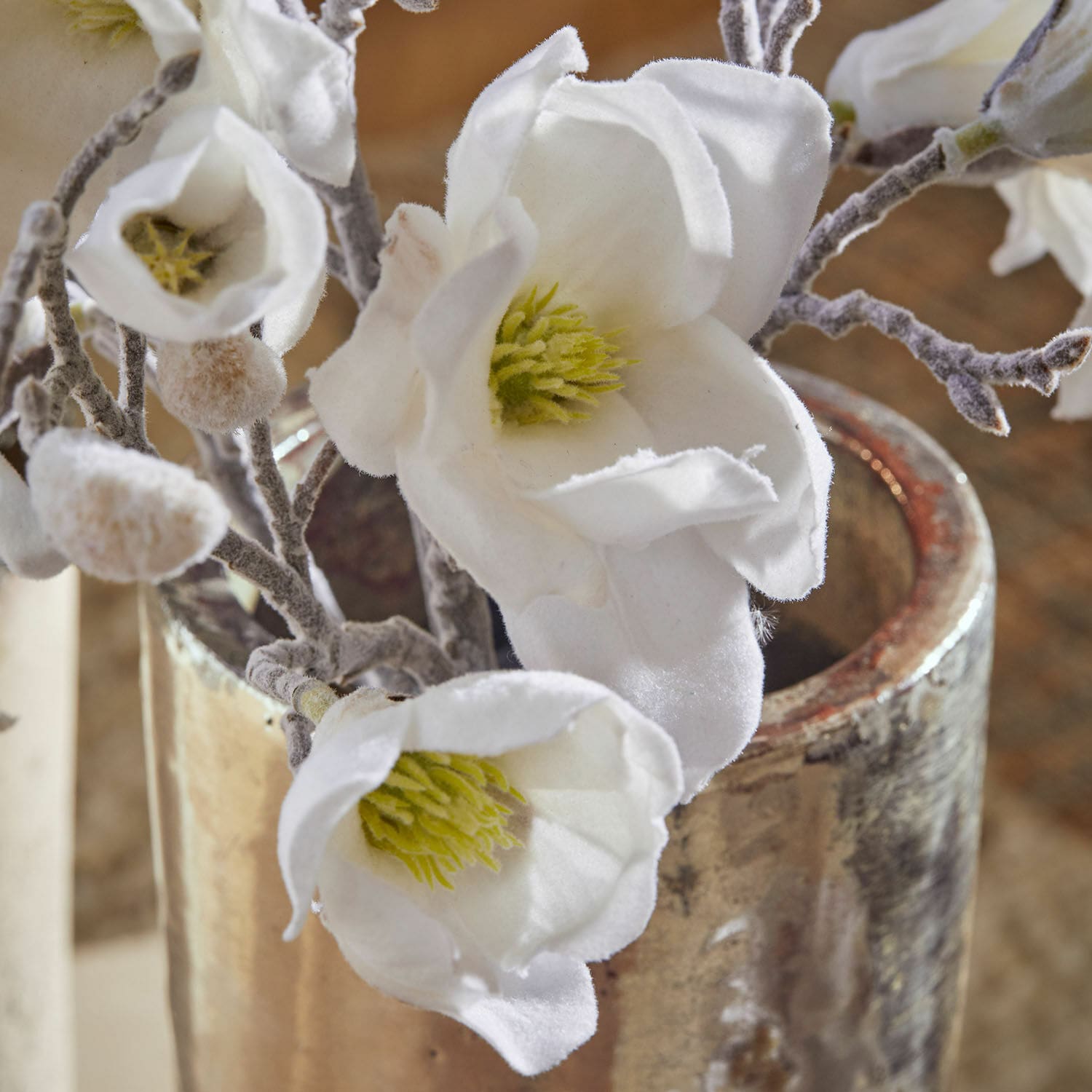 Set de 4 flores decorativas Santavella