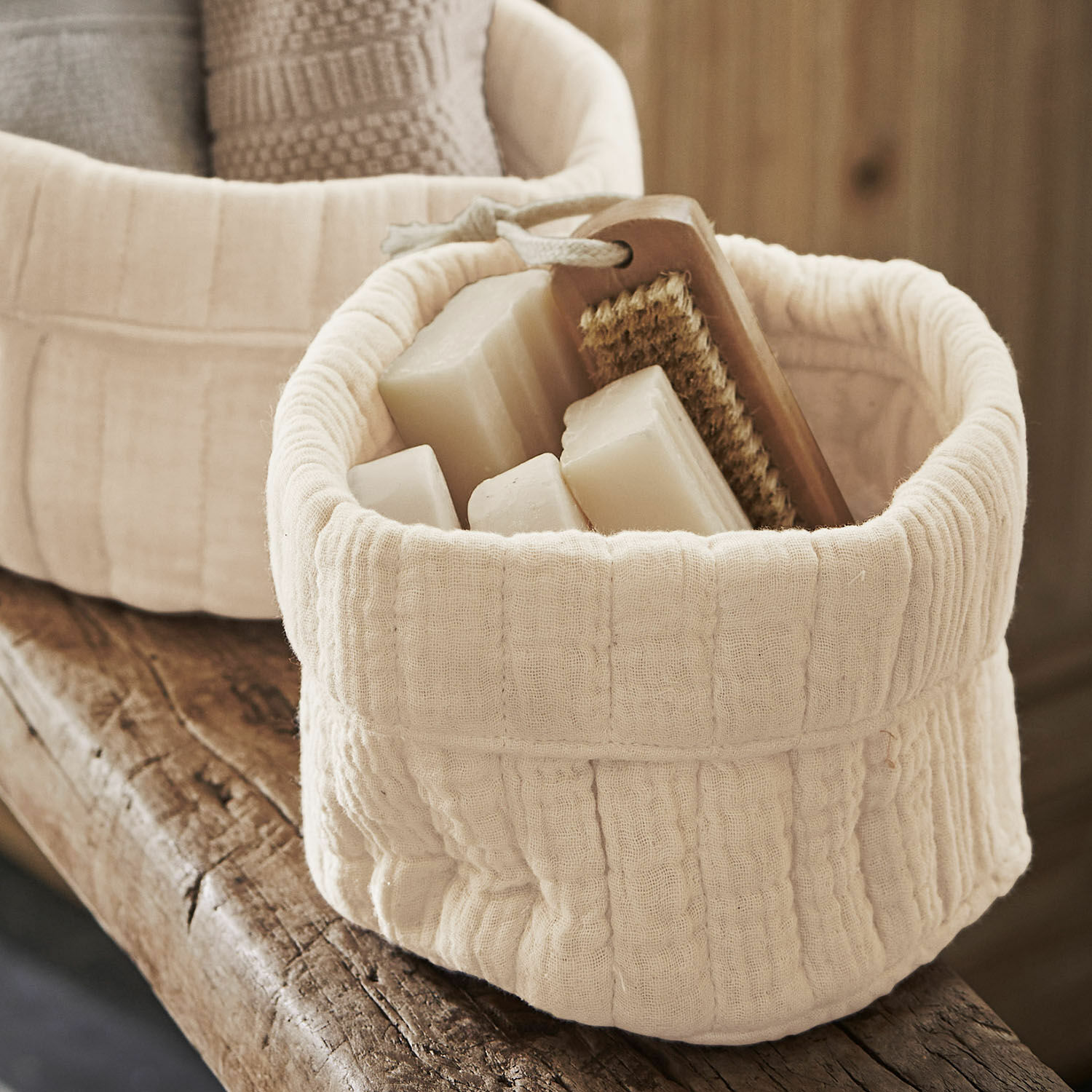 Set de 2 cestas Huillé