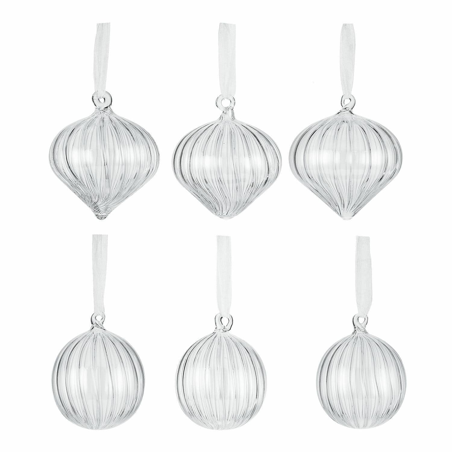 Set de 6 bolas de Navidad Bavella