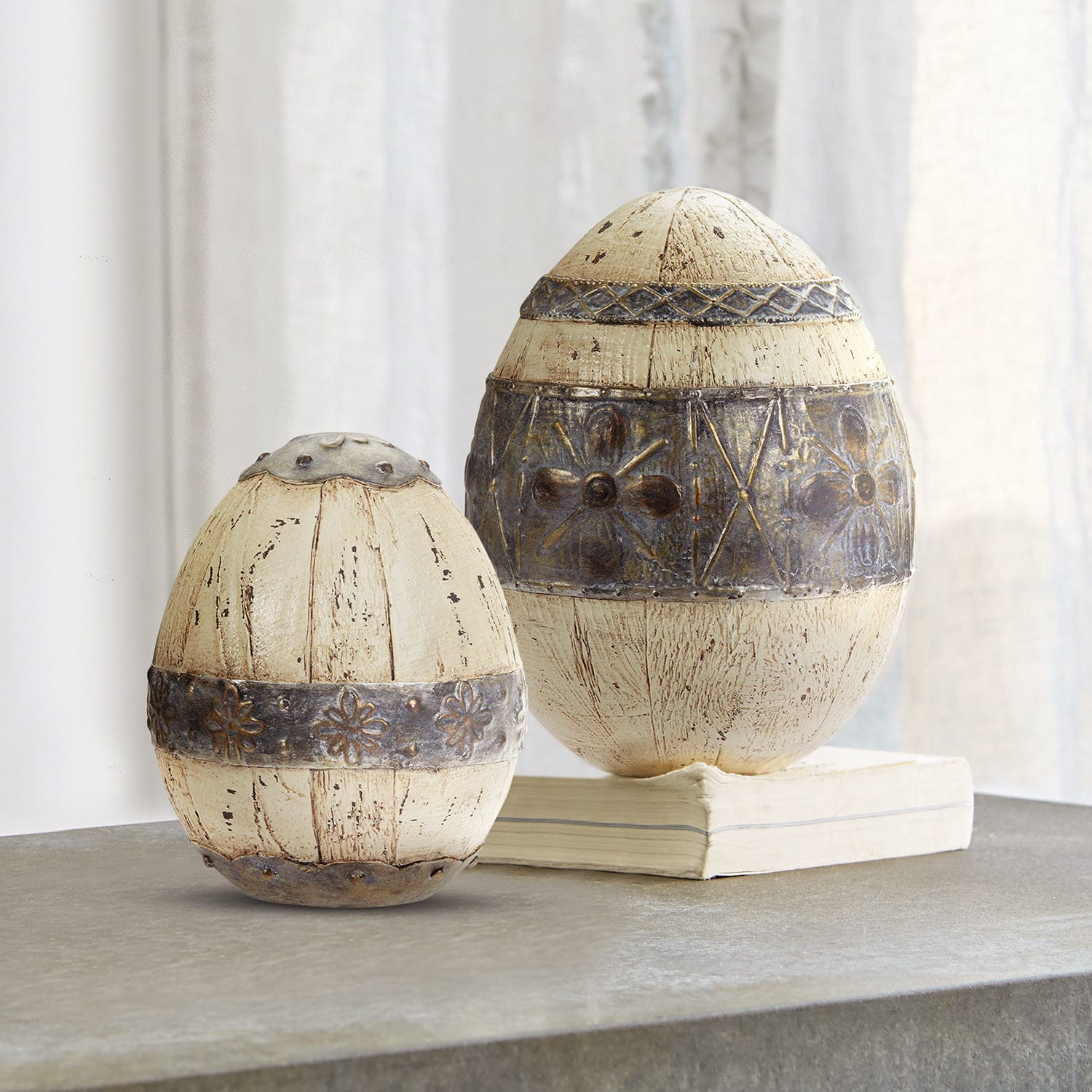 Set de 2 huevos de Pascua Jamelia