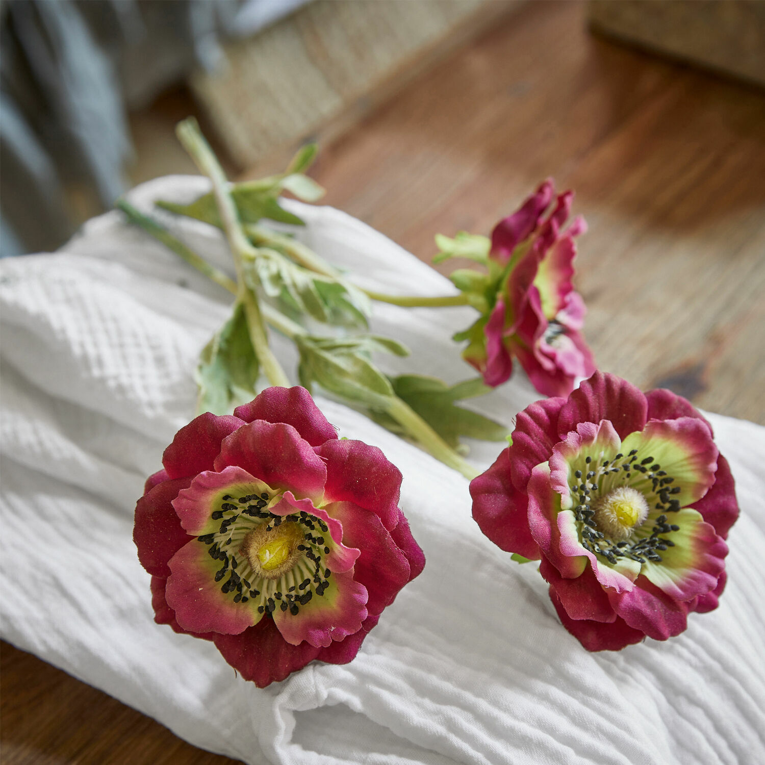 Set de 3 flores decorativas Inara