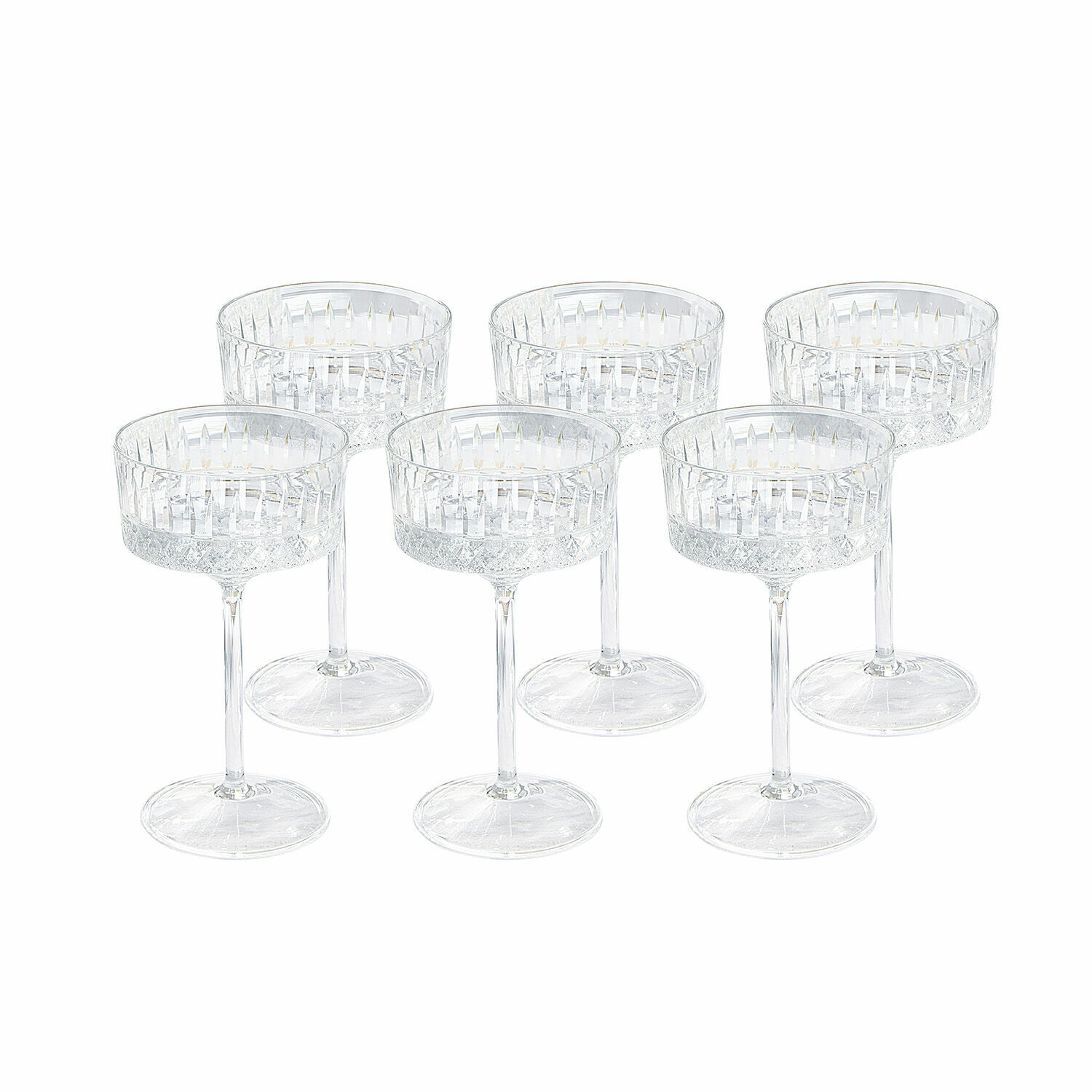 Set de 6 copas de champán Deion