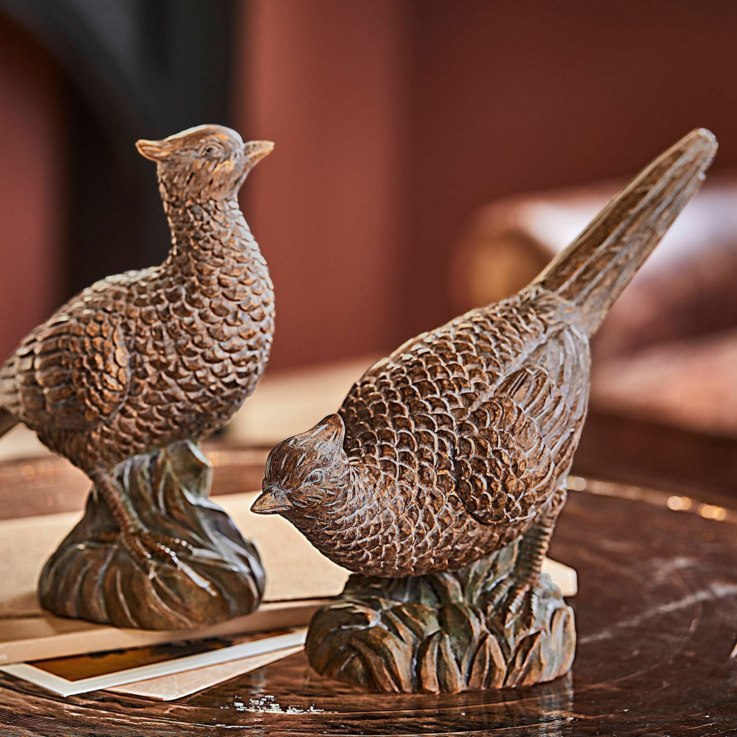 Set de 2 pájaros decorativos Vivoso