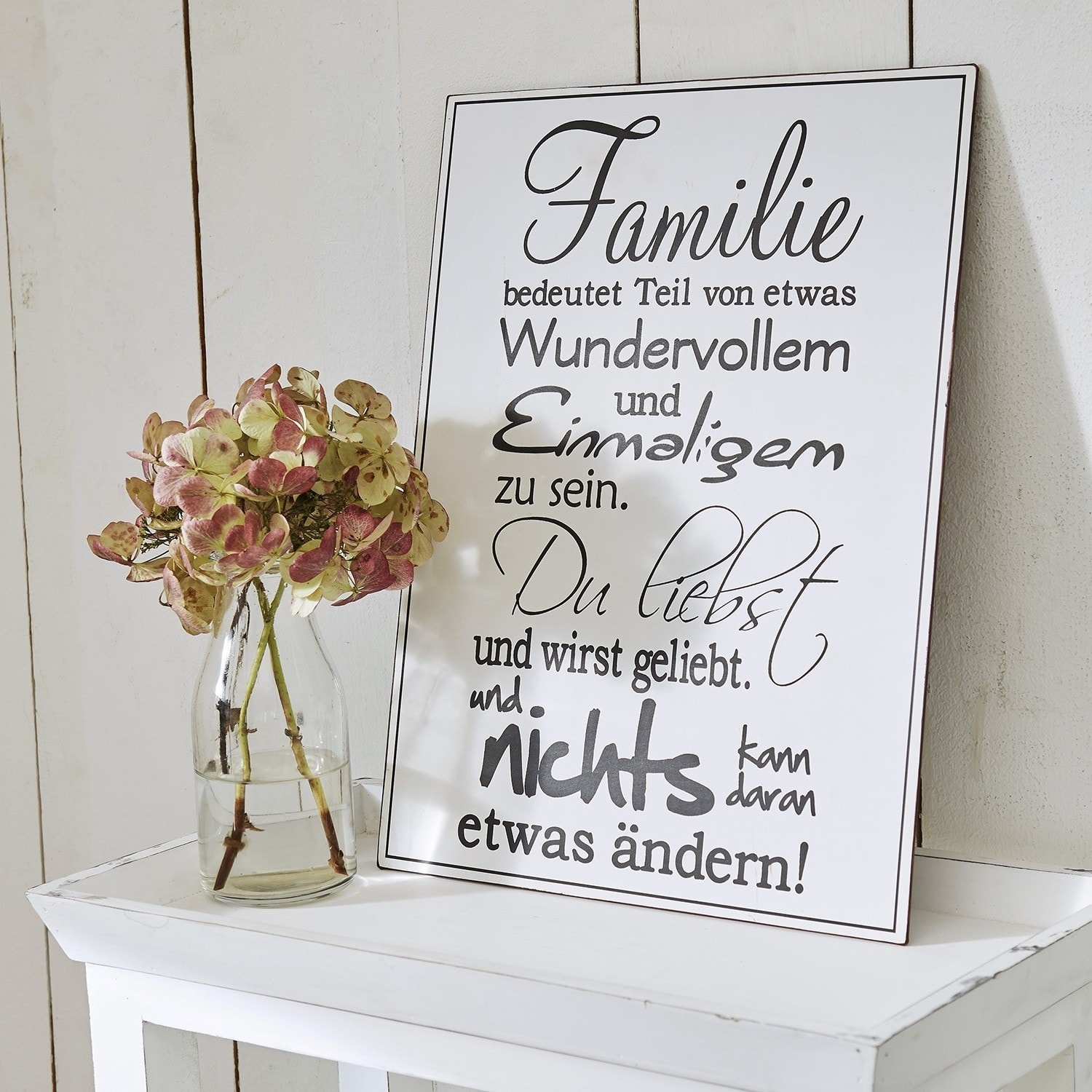 Cartel decorativo Family Love