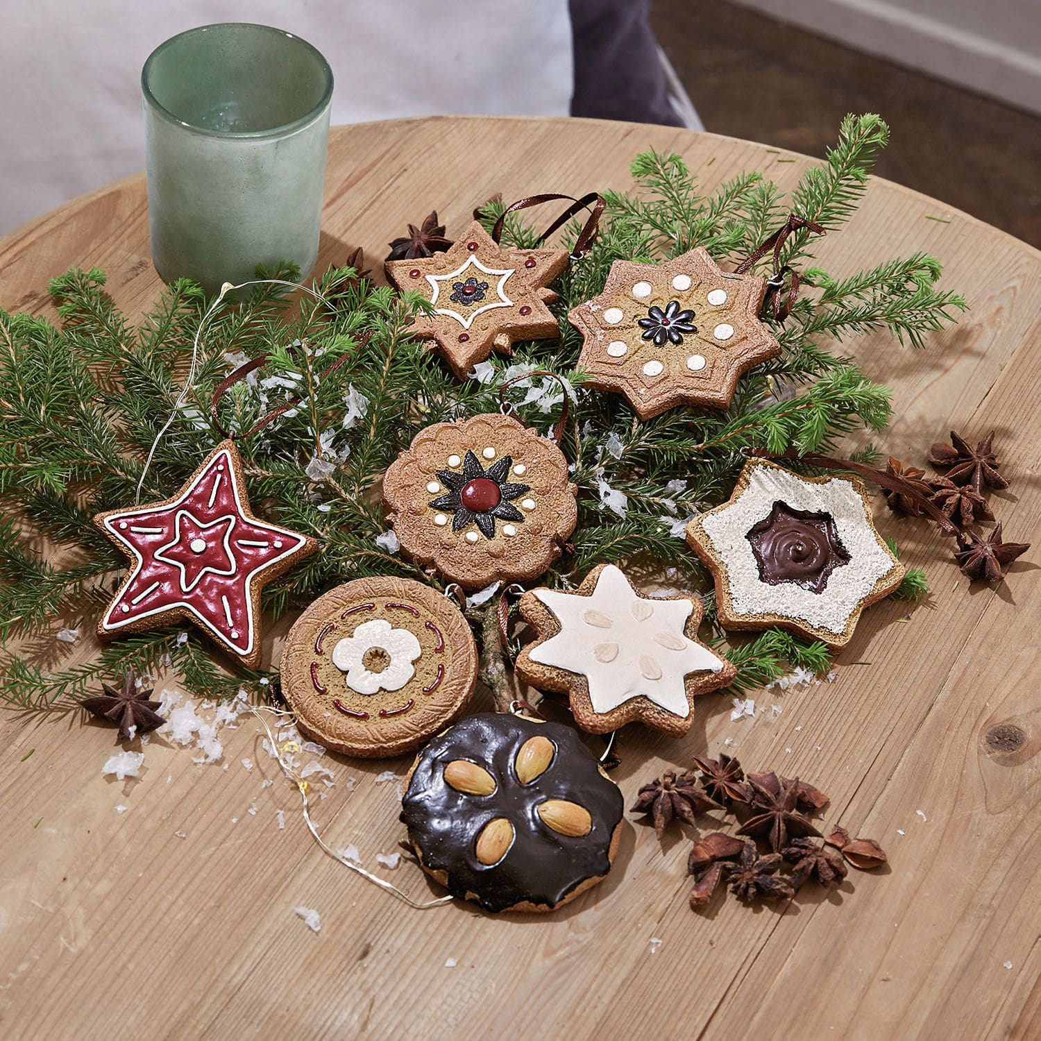 Set de 8 colgantes Cibla