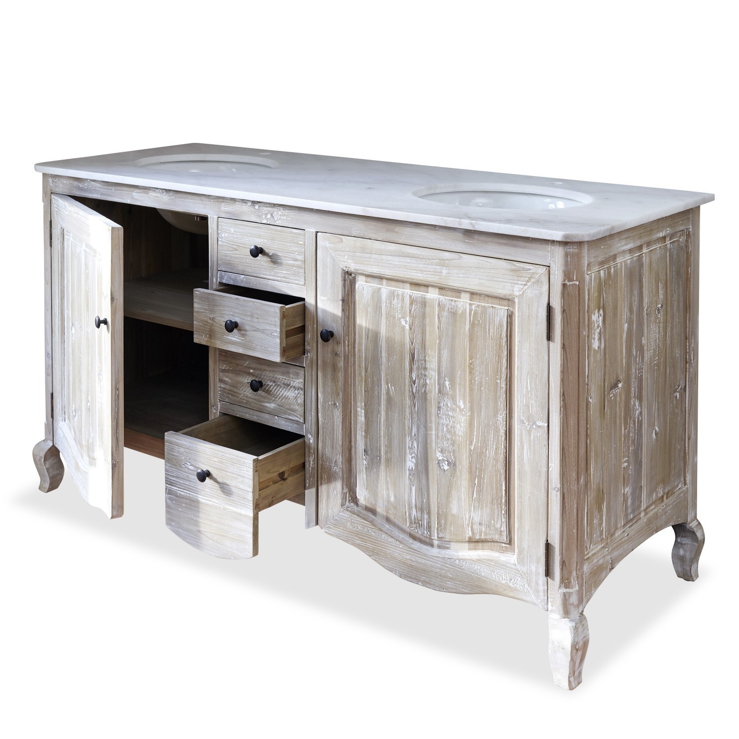 Mueble de lavabo doble Herrick