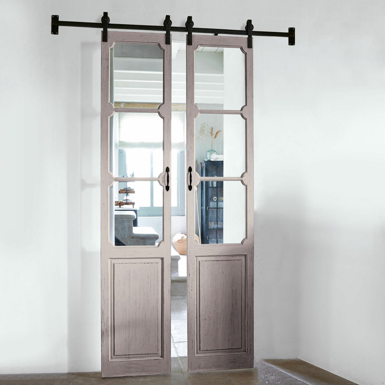 Doble puerta corredera Tibout