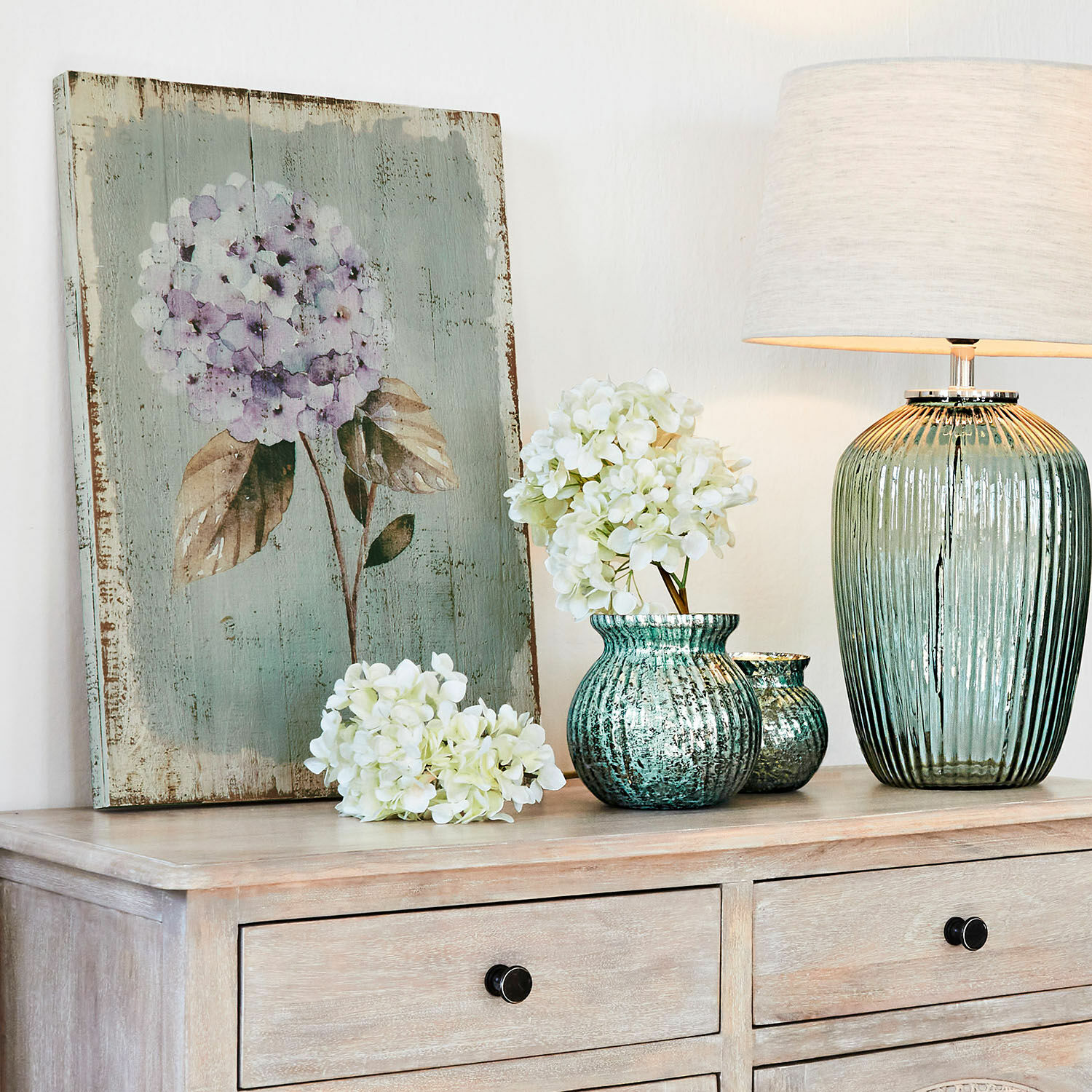 Set de 3 flores decorativas Amarente