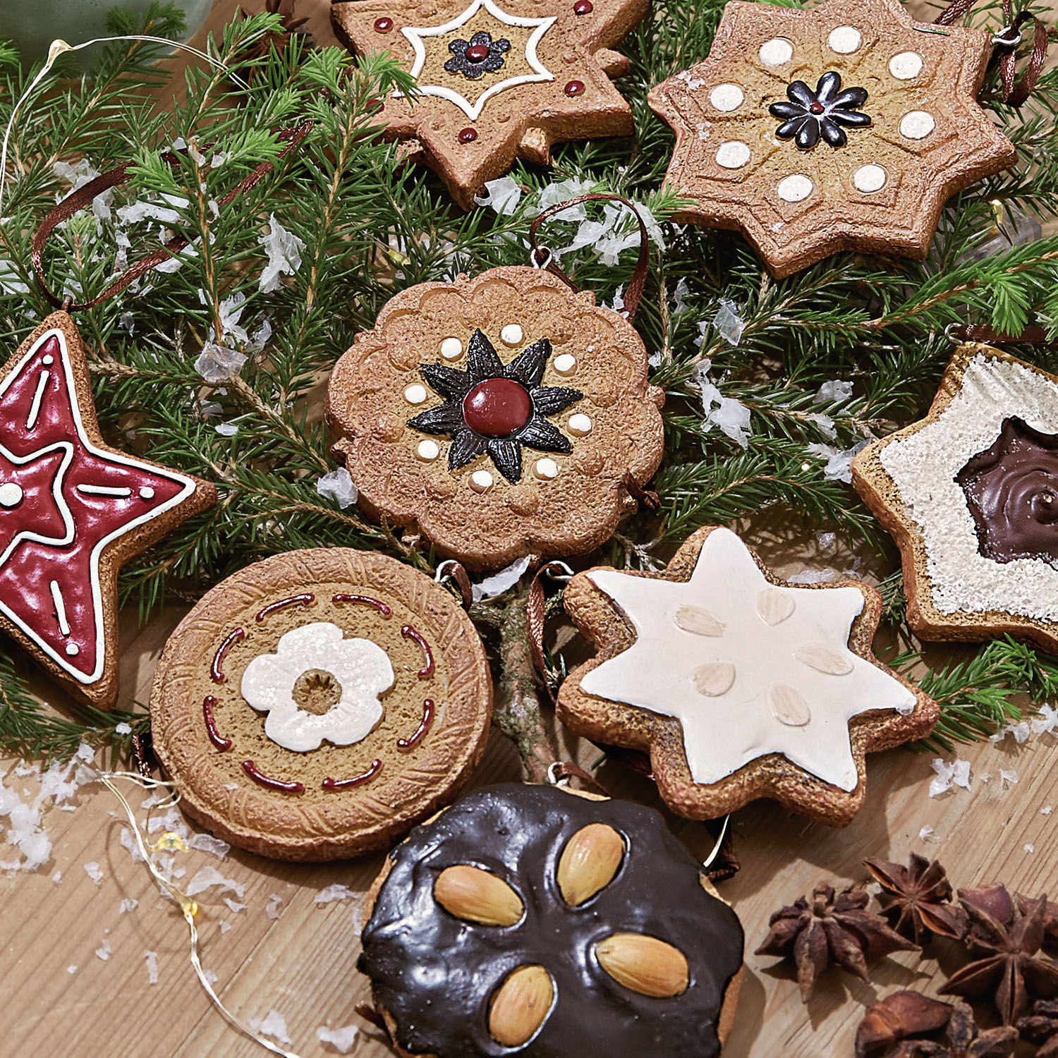 Set de 8 colgantes Cibla