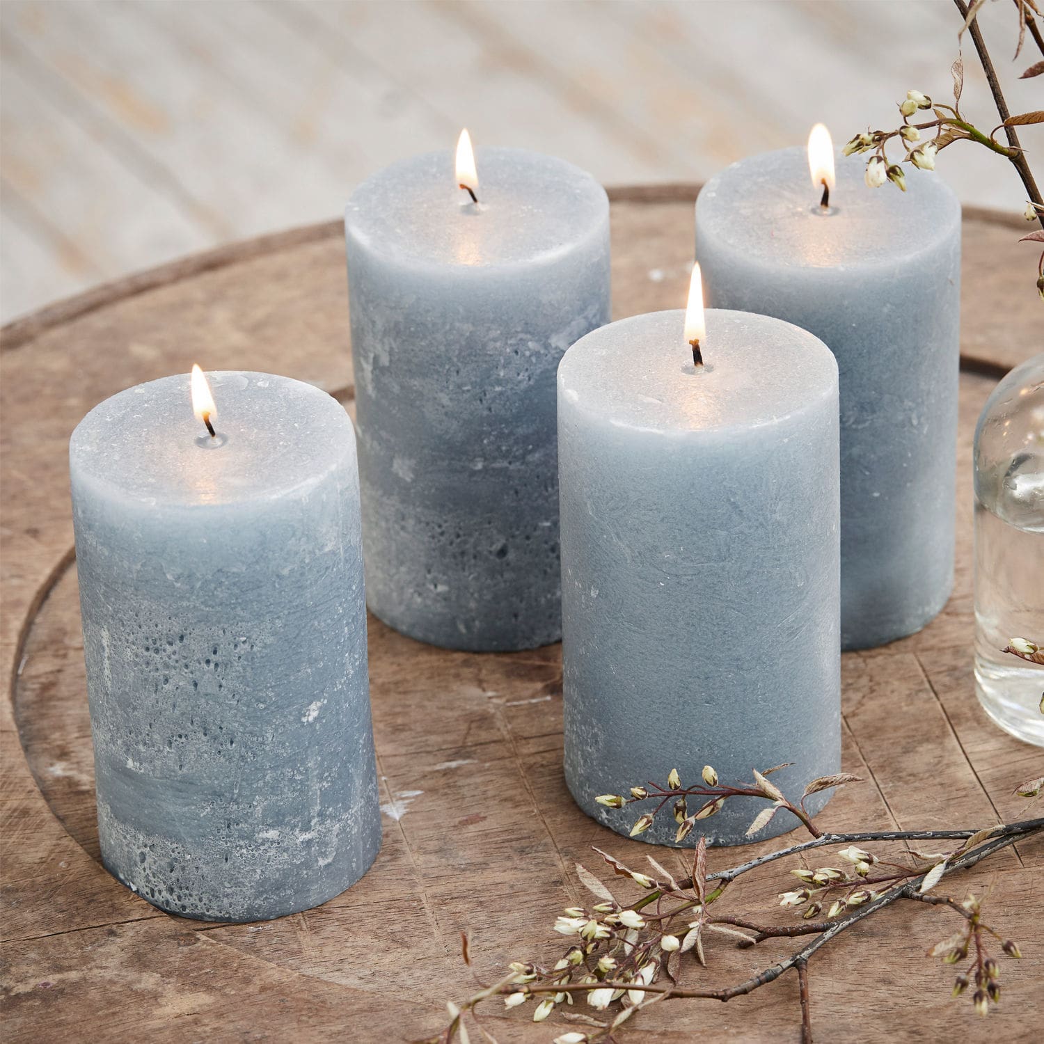 Set de 4 velas Braga