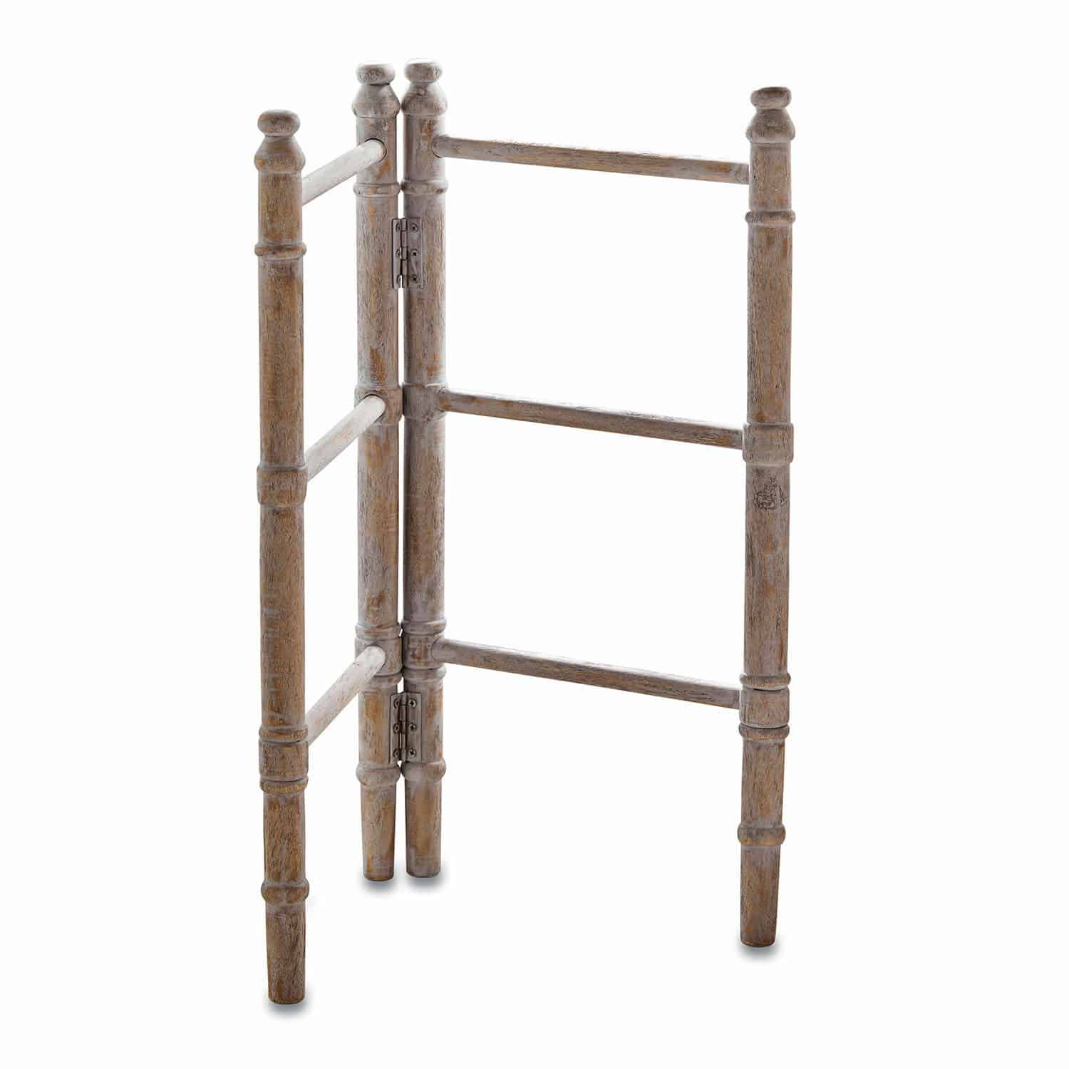 Toallero Cumana Toallero plegable de madera color natural para baño y salón