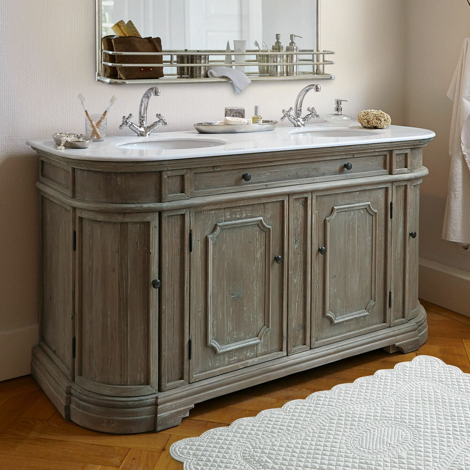 Mueble de lavabo doble Pembroke