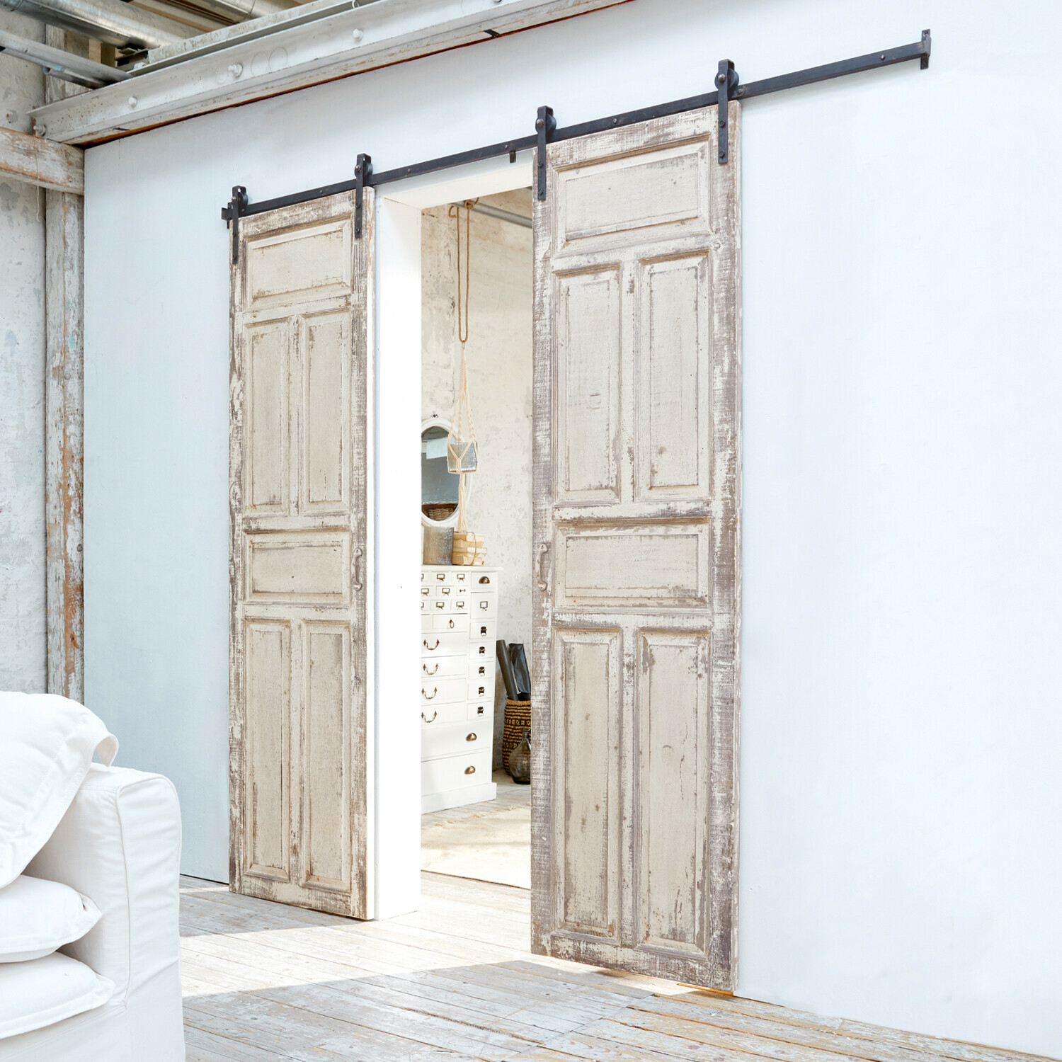 Doble puerta corredera Mallothra