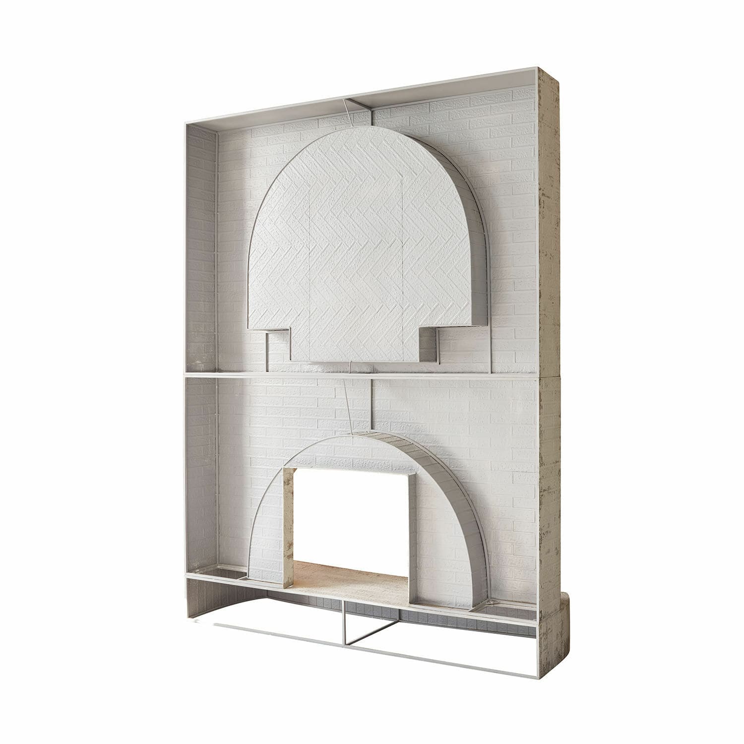 Consola de chimenea Forêt Émeraude