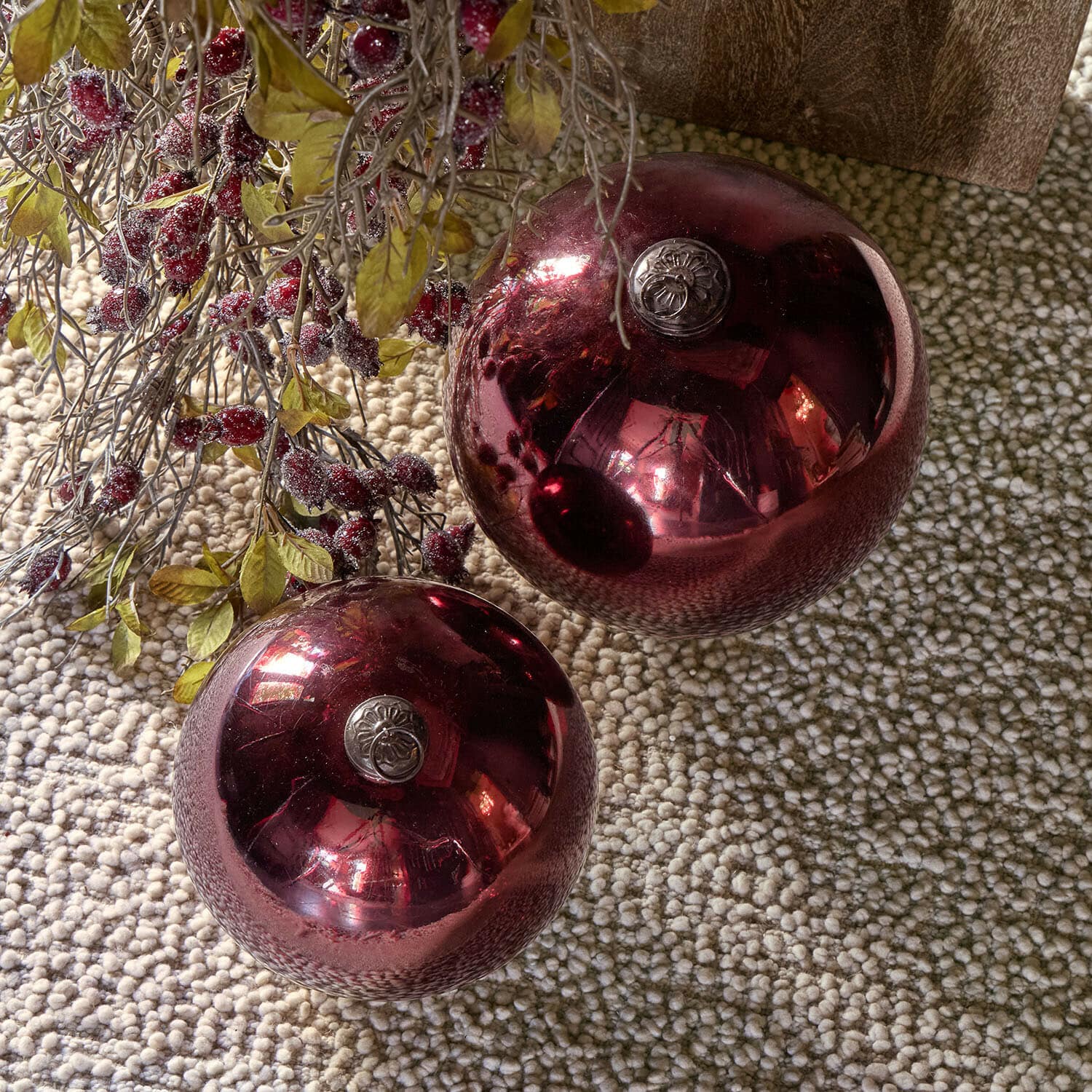 Set de 2 bolas de Navidad Murrey