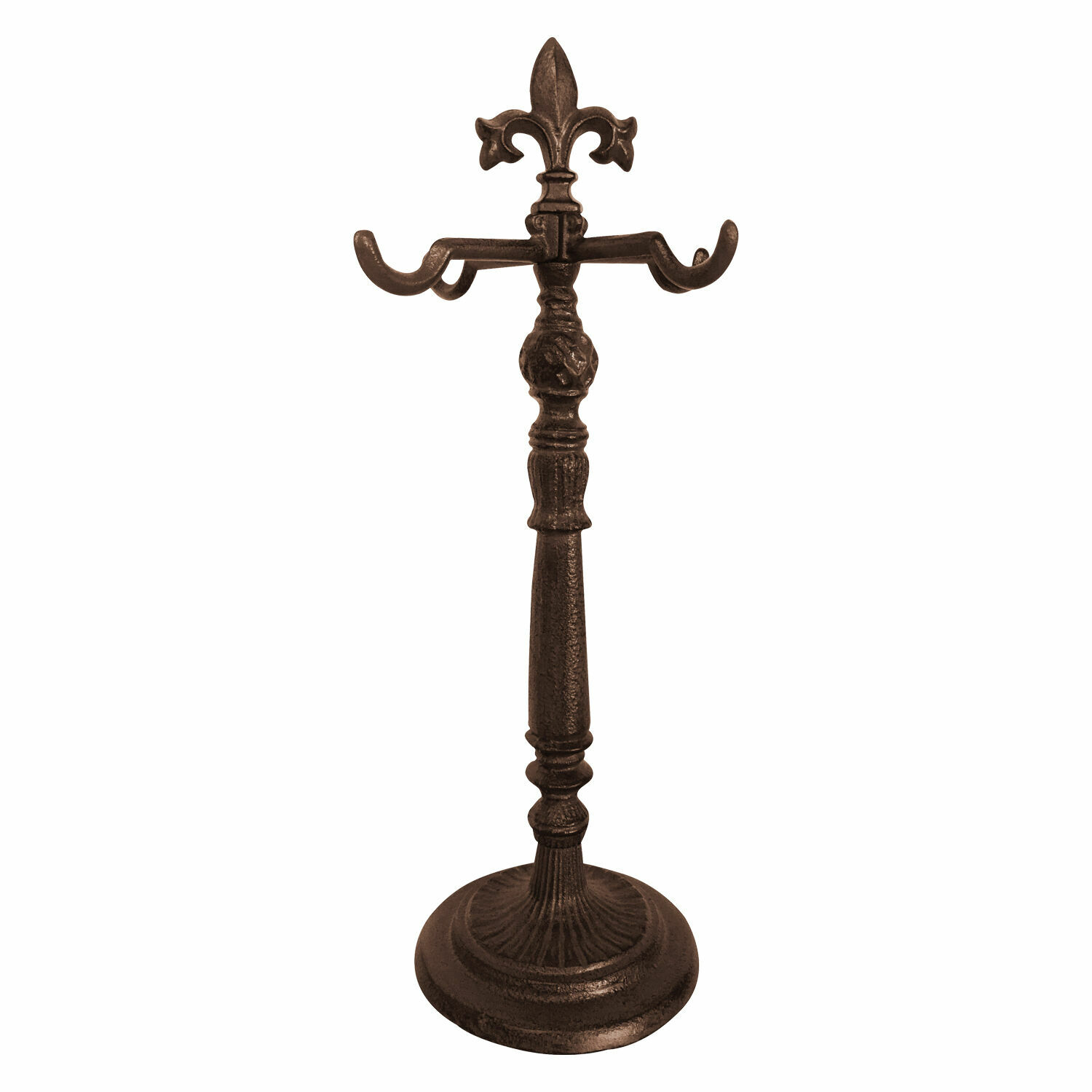 marrón envejecido Soporte para corona Antwan de metal en color marrón antiguo para decoración interior y exterior