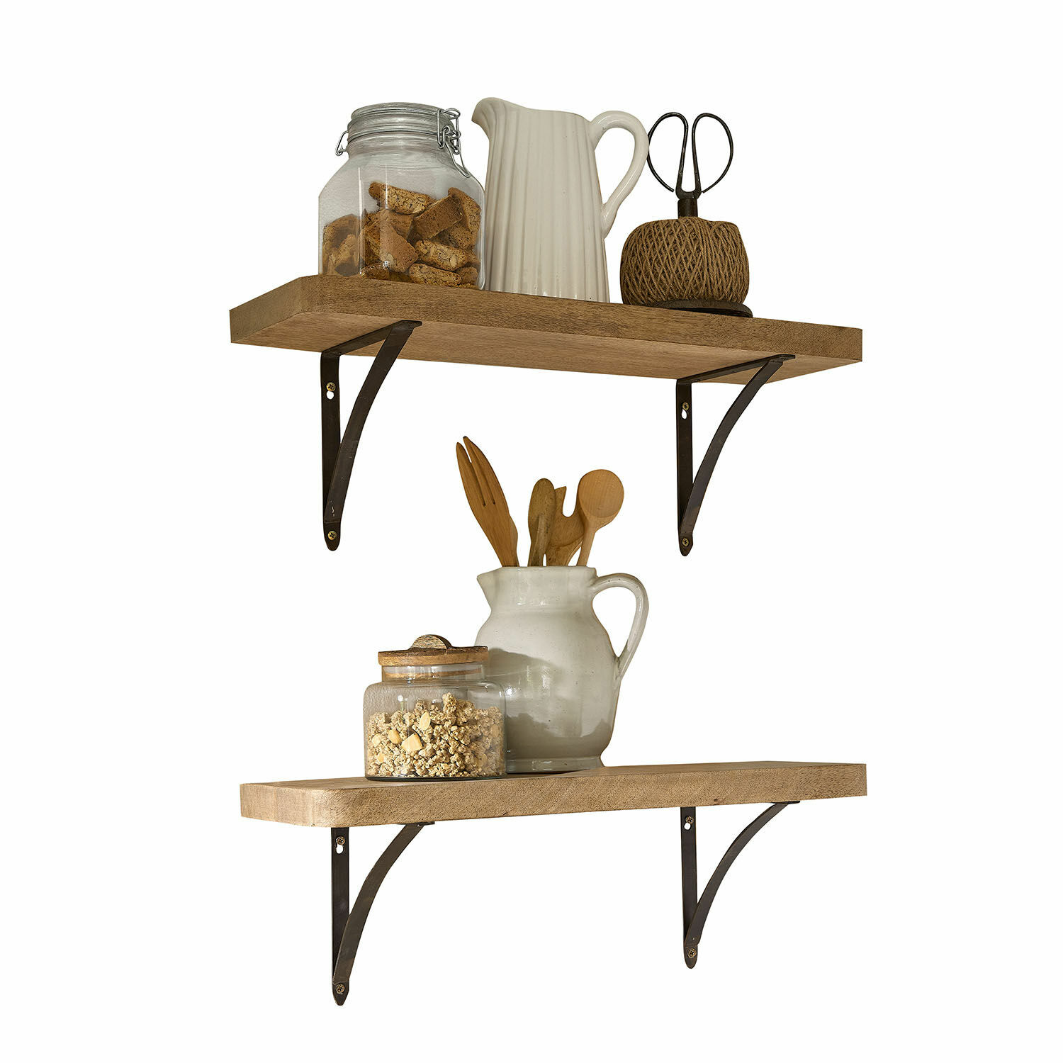 Set de 2 estantes de pared Thalindria