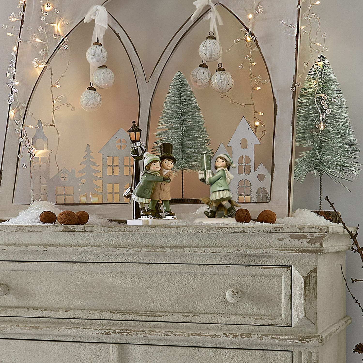Set de 2 figuras decorativas Marquelline