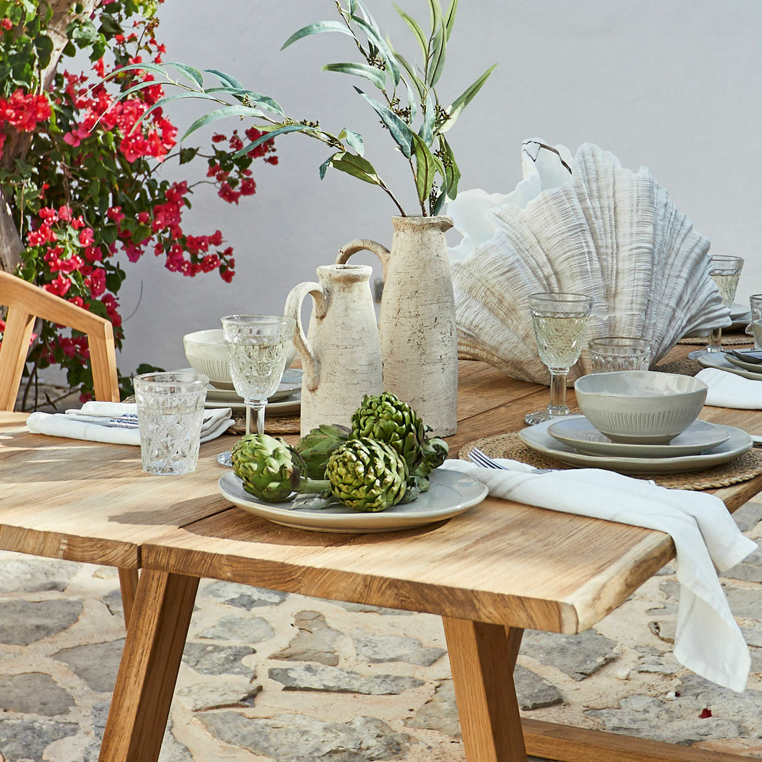 Set de 2 jarras decorativas Lilette