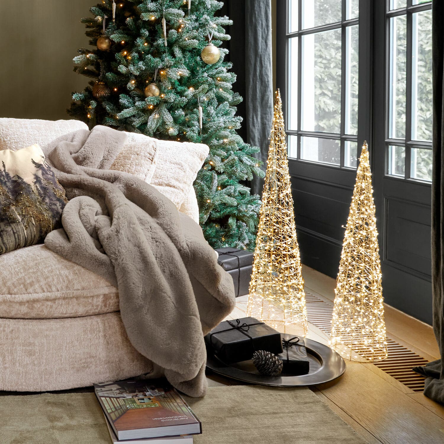 Set de 2 árboles LED Oakworth