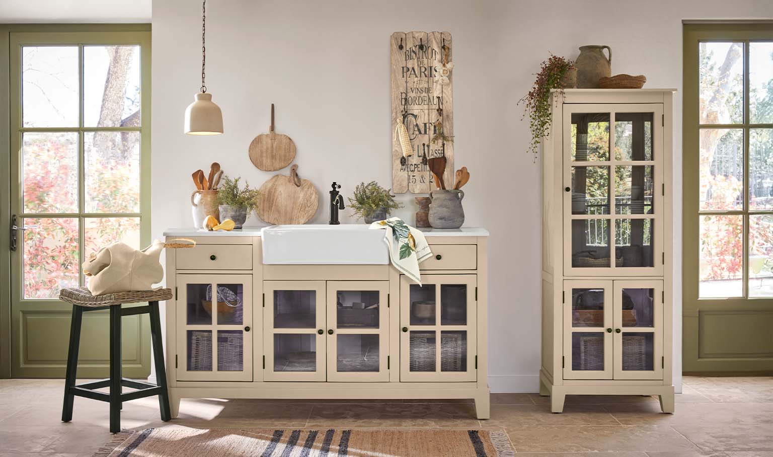Cocina con encanto rural