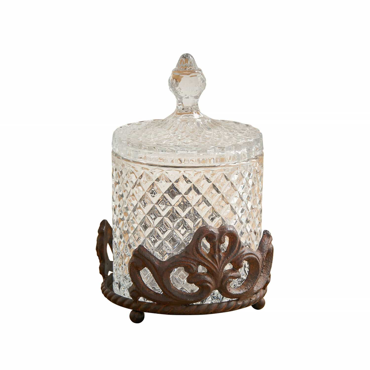 Tarro de cristal con soporte Kerynna