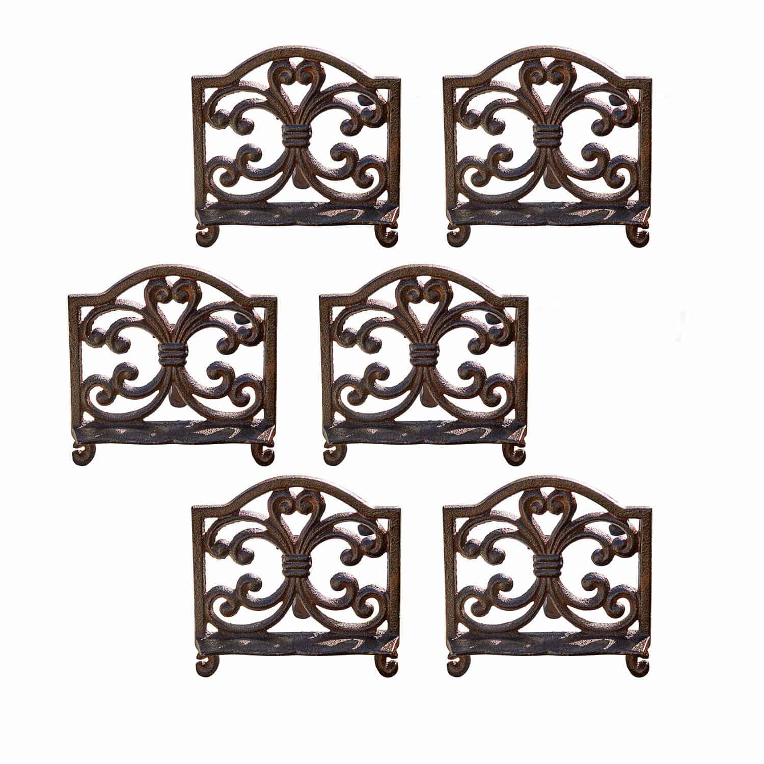 Set de 6 portatarjetas Plesnois