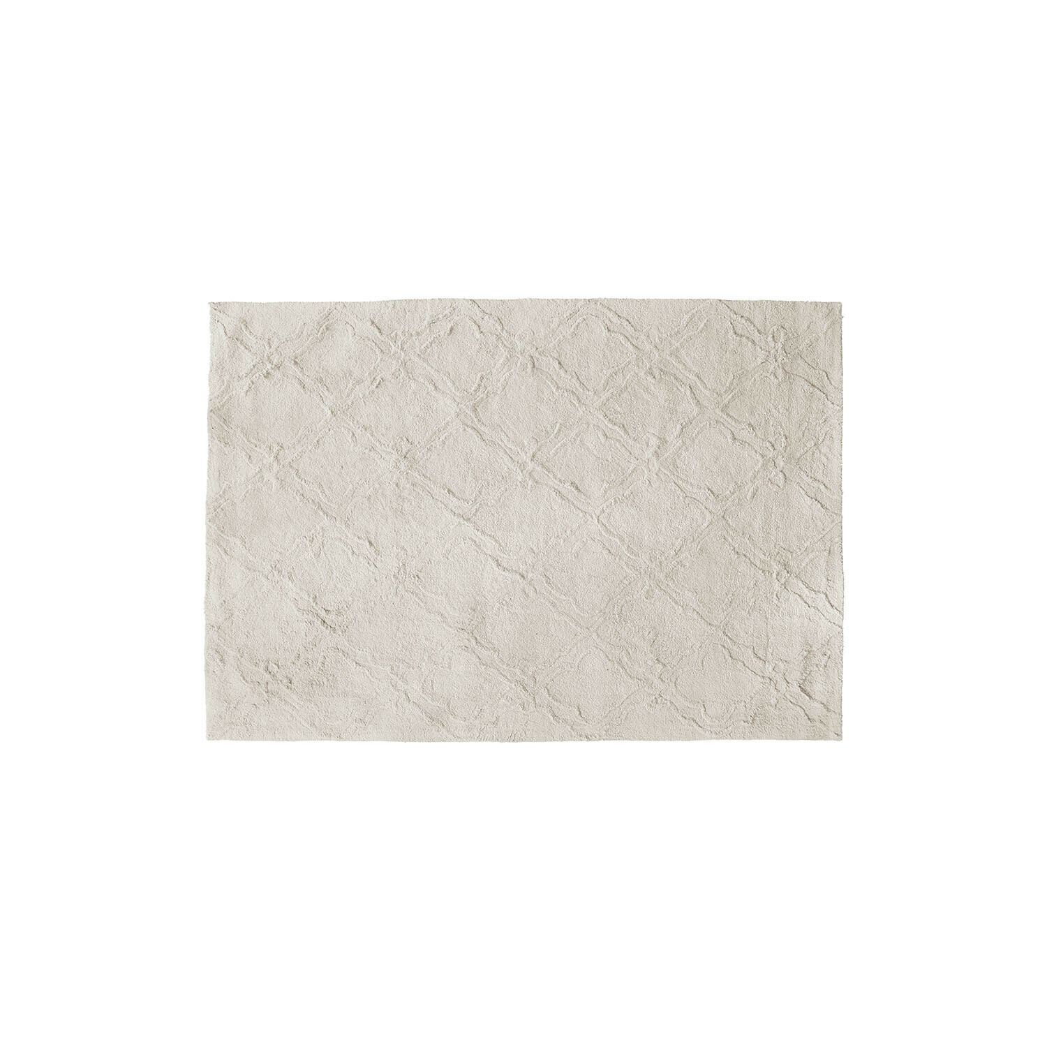Alfombra Petrus Alfombrilla de baño beige de algodón suave con diseño sutil, ideal para baño