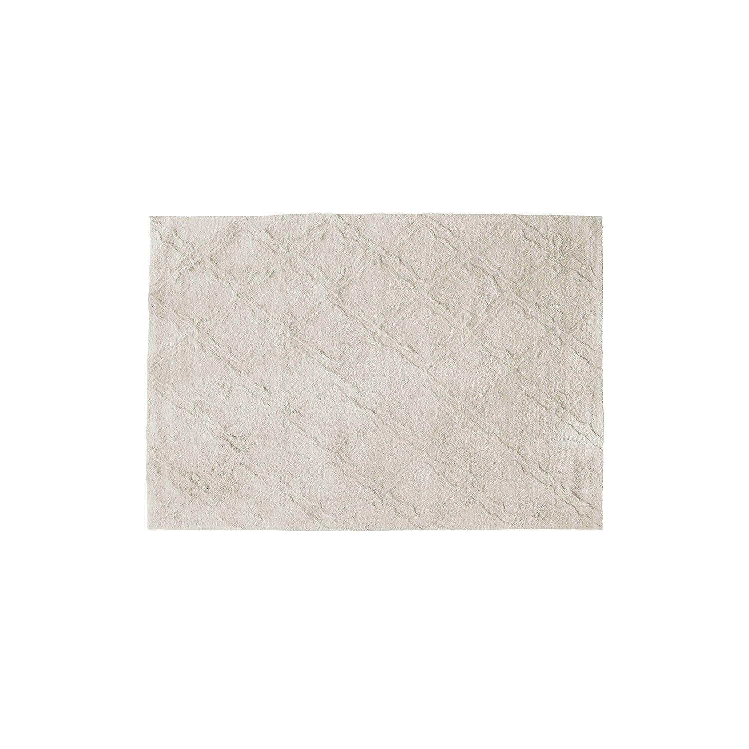 Alfombra Petrus Alfombrilla de baño beige de algodón suave con diseño sutil, ideal para baño