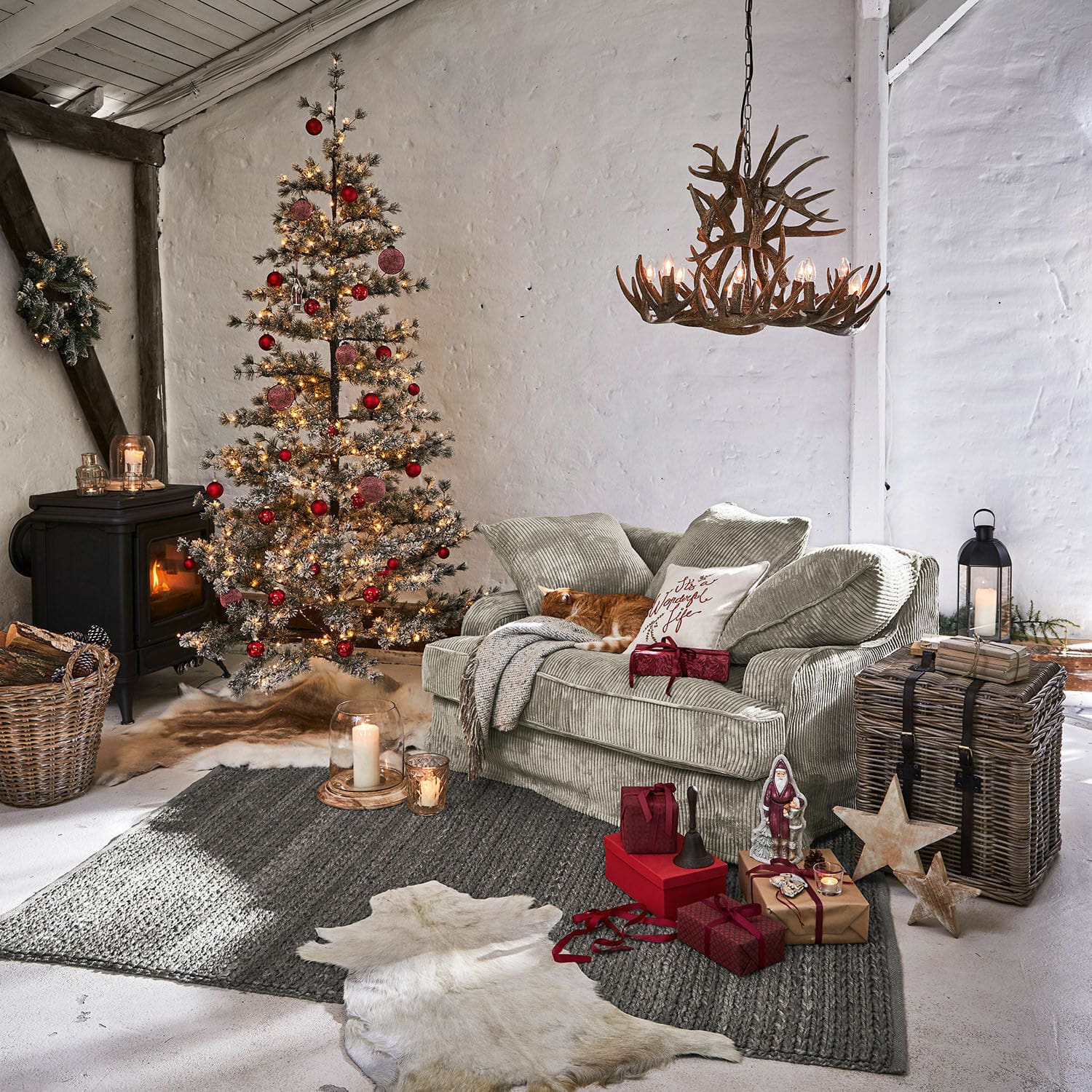 Set de 6 adornos navideños Matrah