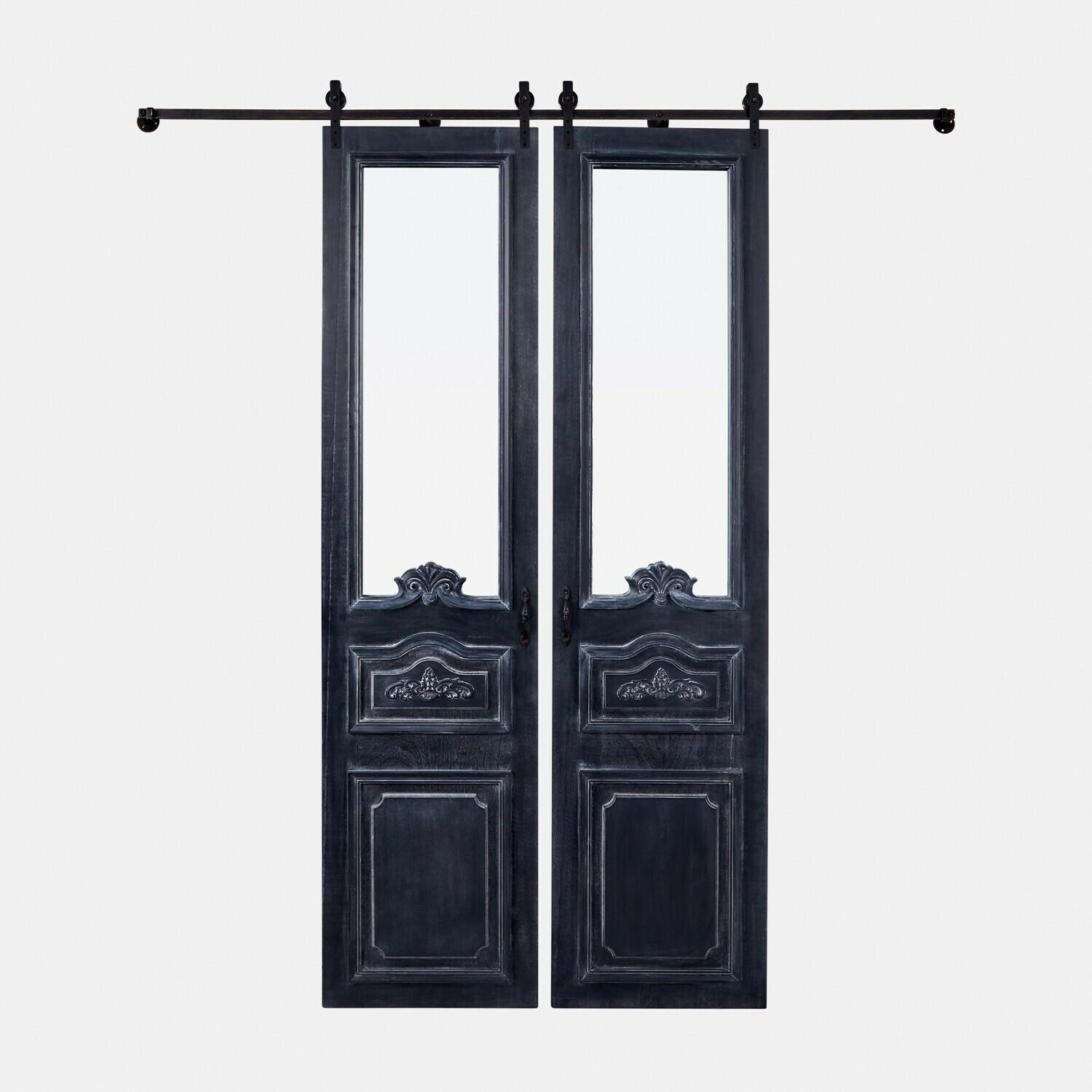 Puerta corredera doble Brévoise