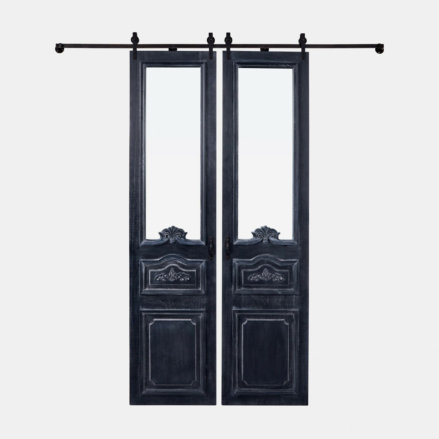 Puerta corredera doble Brévoise
