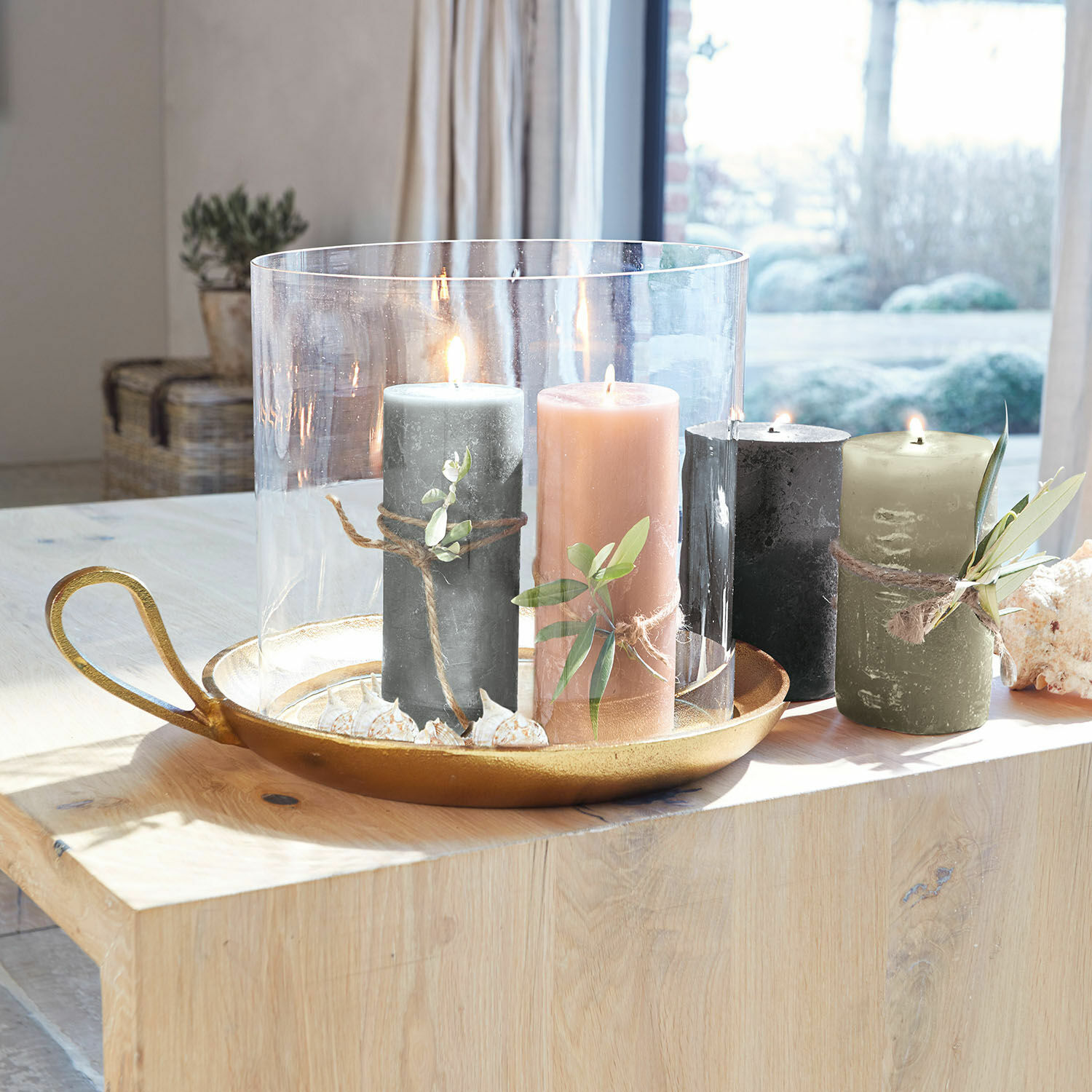 Set de 4 velas Berekua