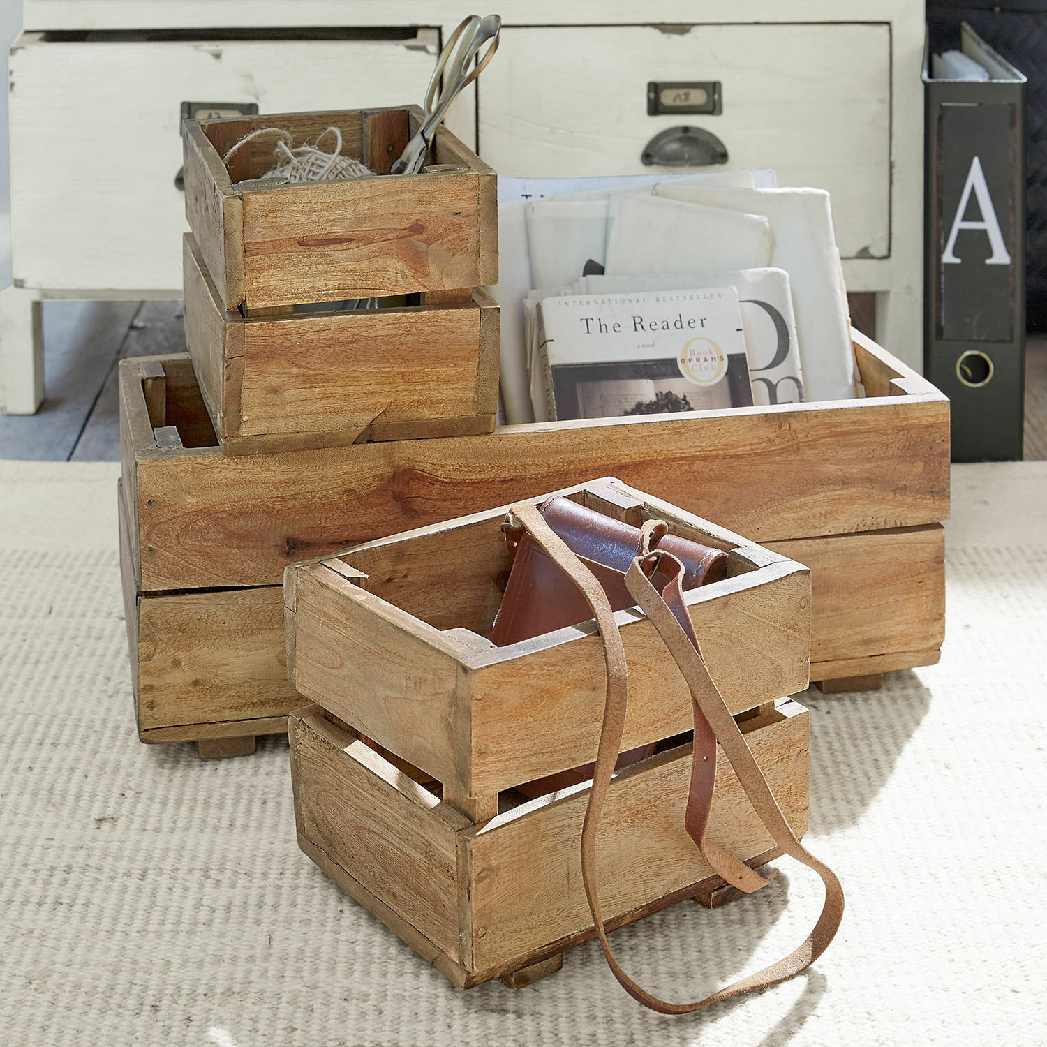 Set de 3 cajas Madina