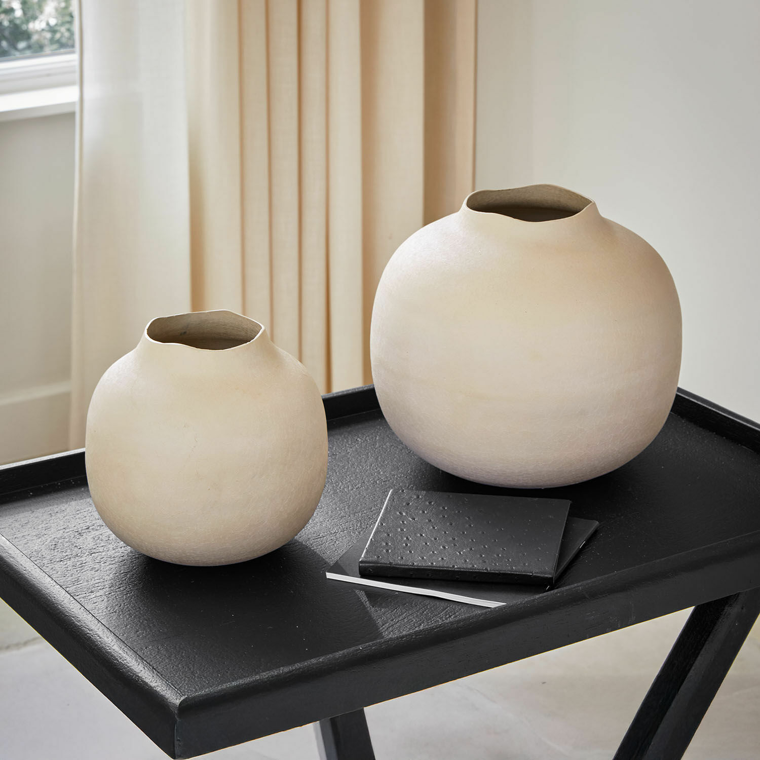 Set de 2 jarrones Fleurons