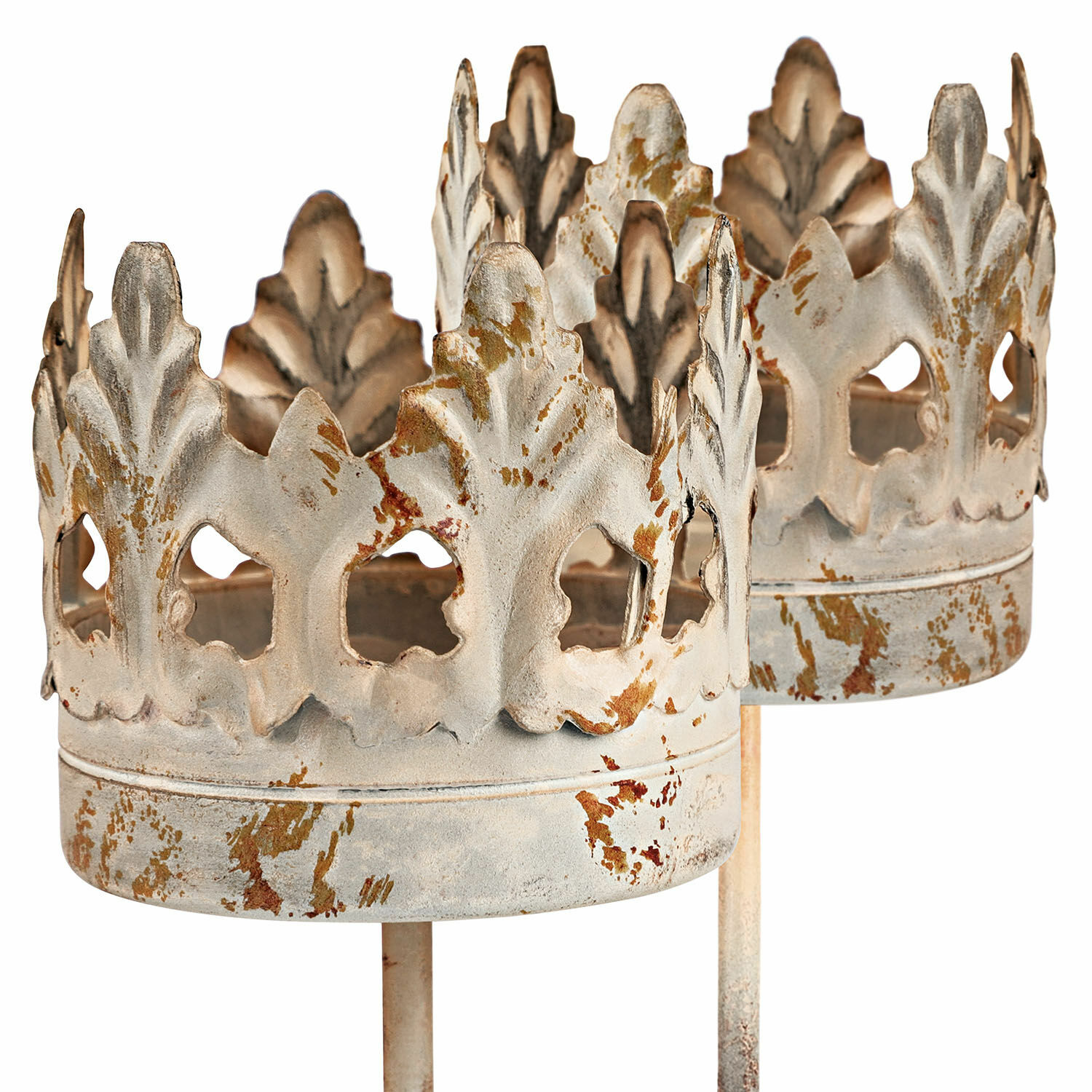 Set de 4 portavelas para clavar Groisy