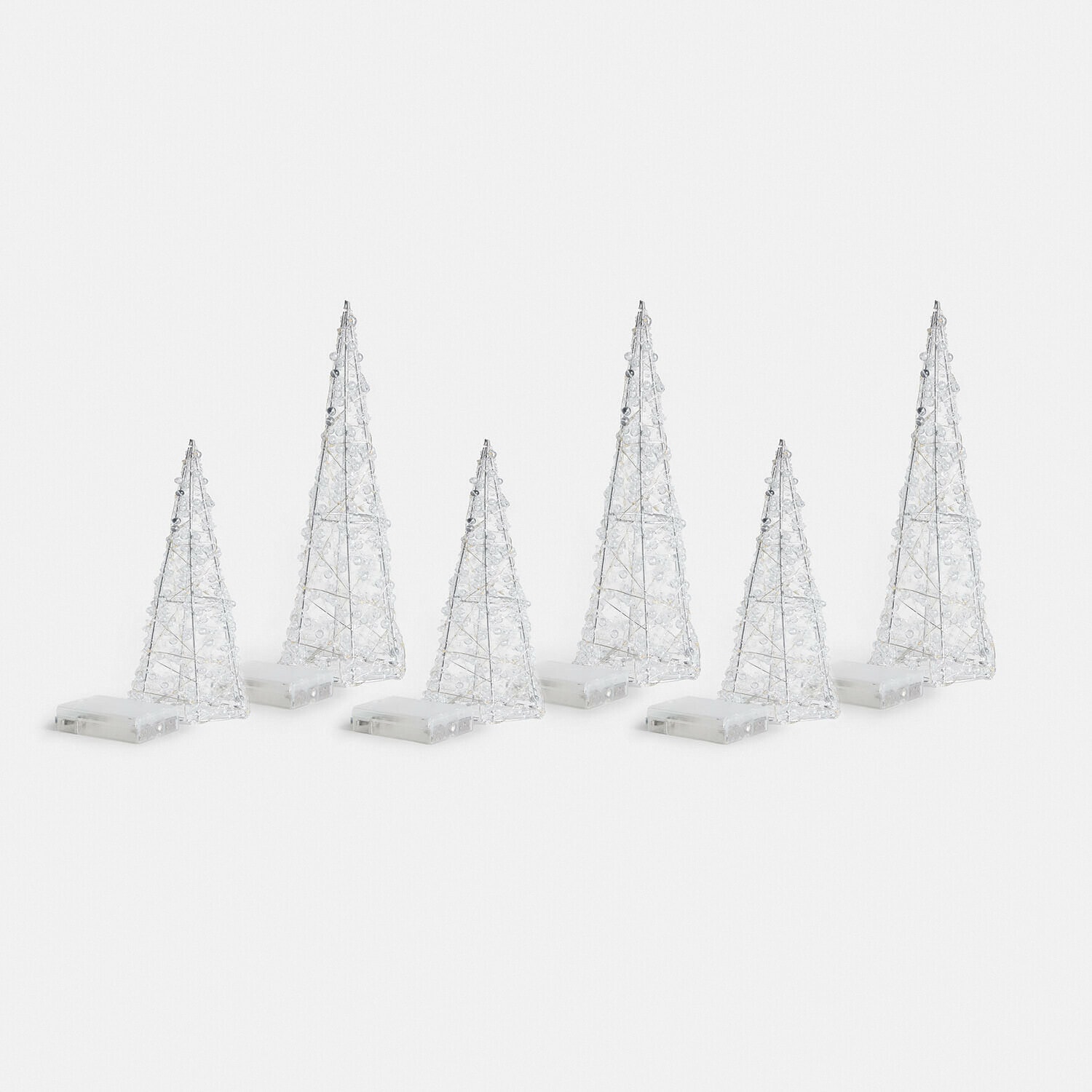 Set de 6 árboles LED Féelisse